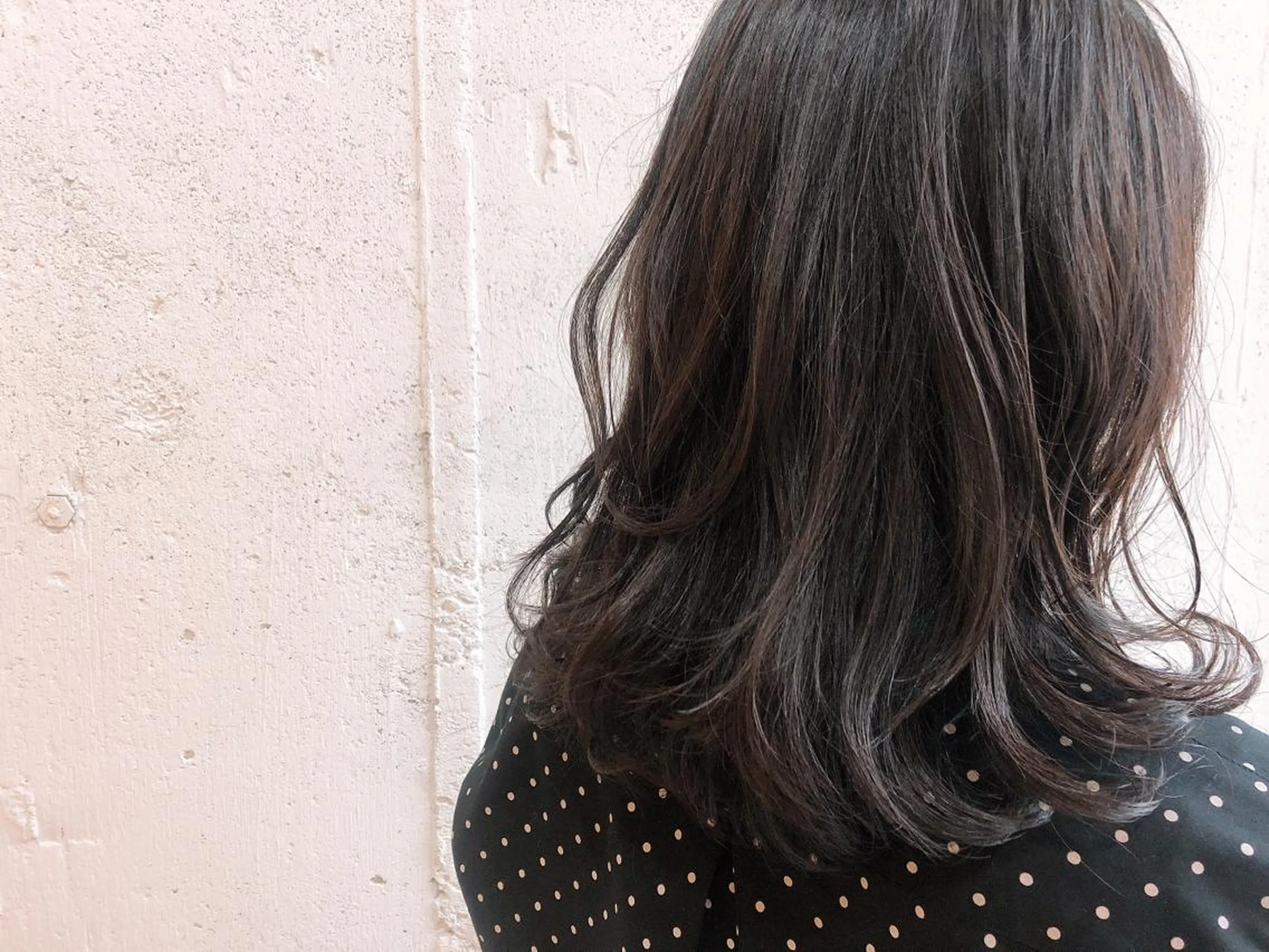 ミディアム カラー パーマ カット パーマ ciAo!所属・ふくだ りさ【ciAo!】のヘアスタイル