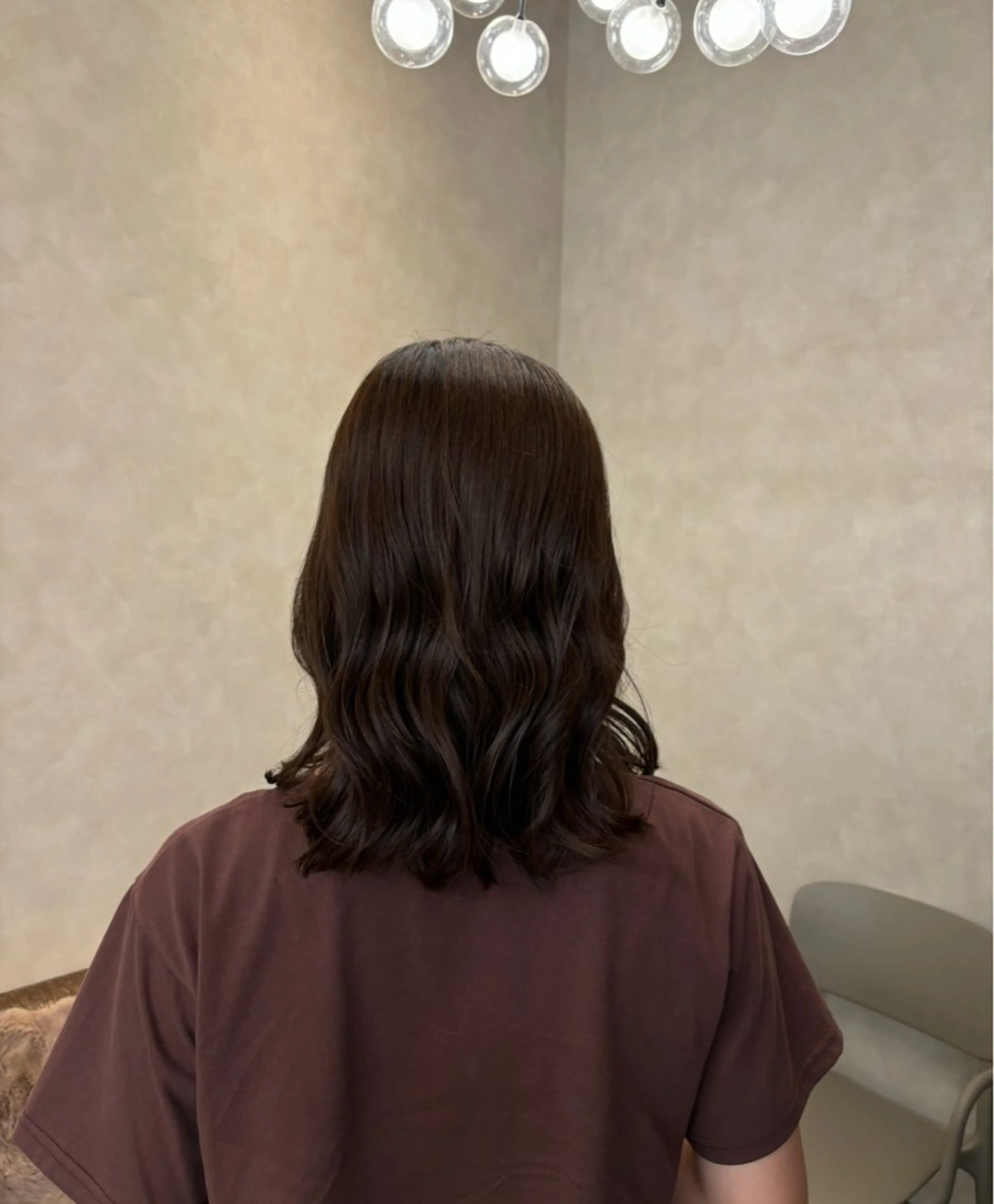 ミディアム ワイズミ モモカのヘアスタイル