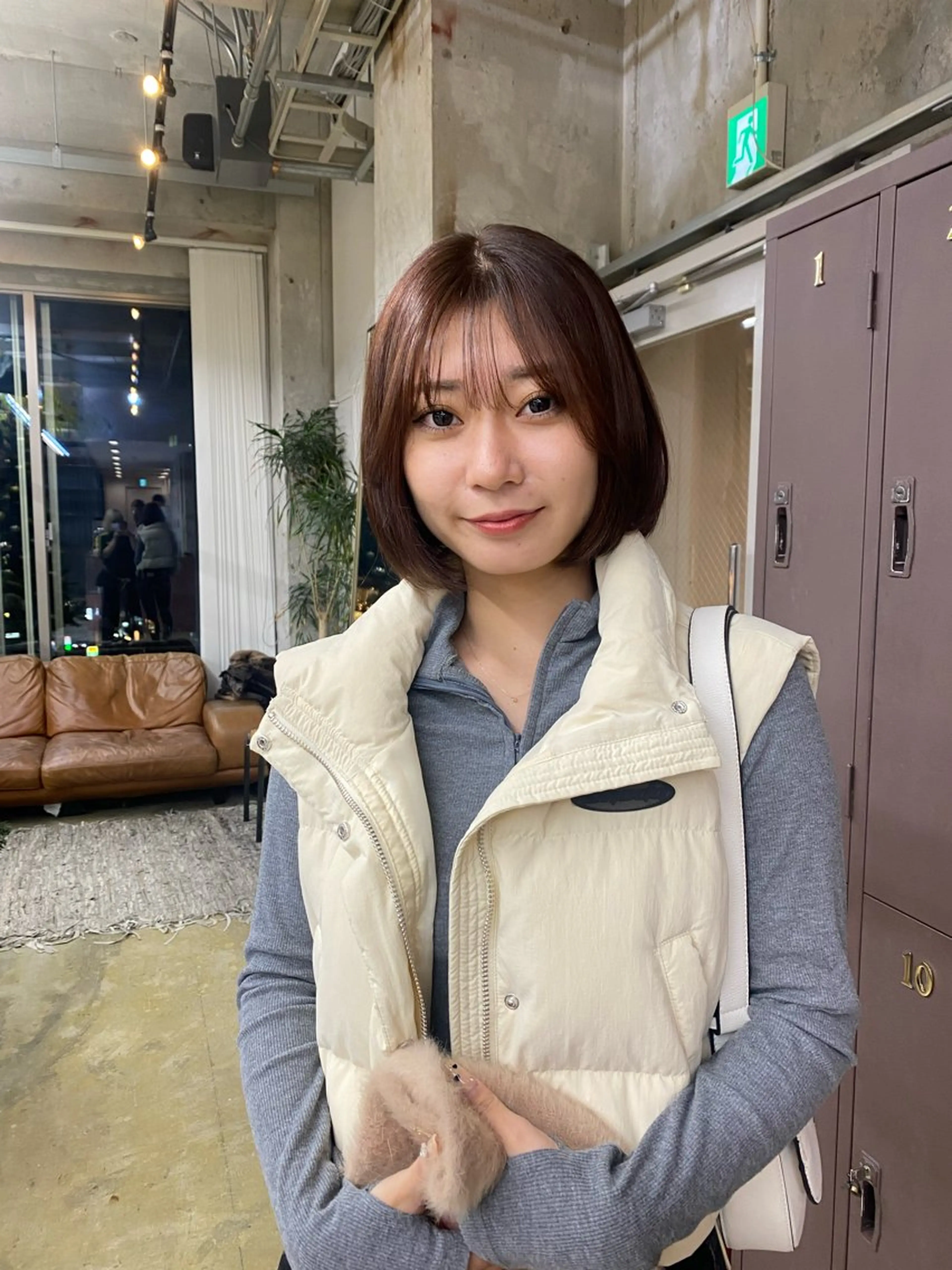 🧴ブリーチなしワンカラー🧴【ダメージレスカラー＋クイックトリートメント】ミディアム・ボブの方（シャンプーブロー込み）の写真