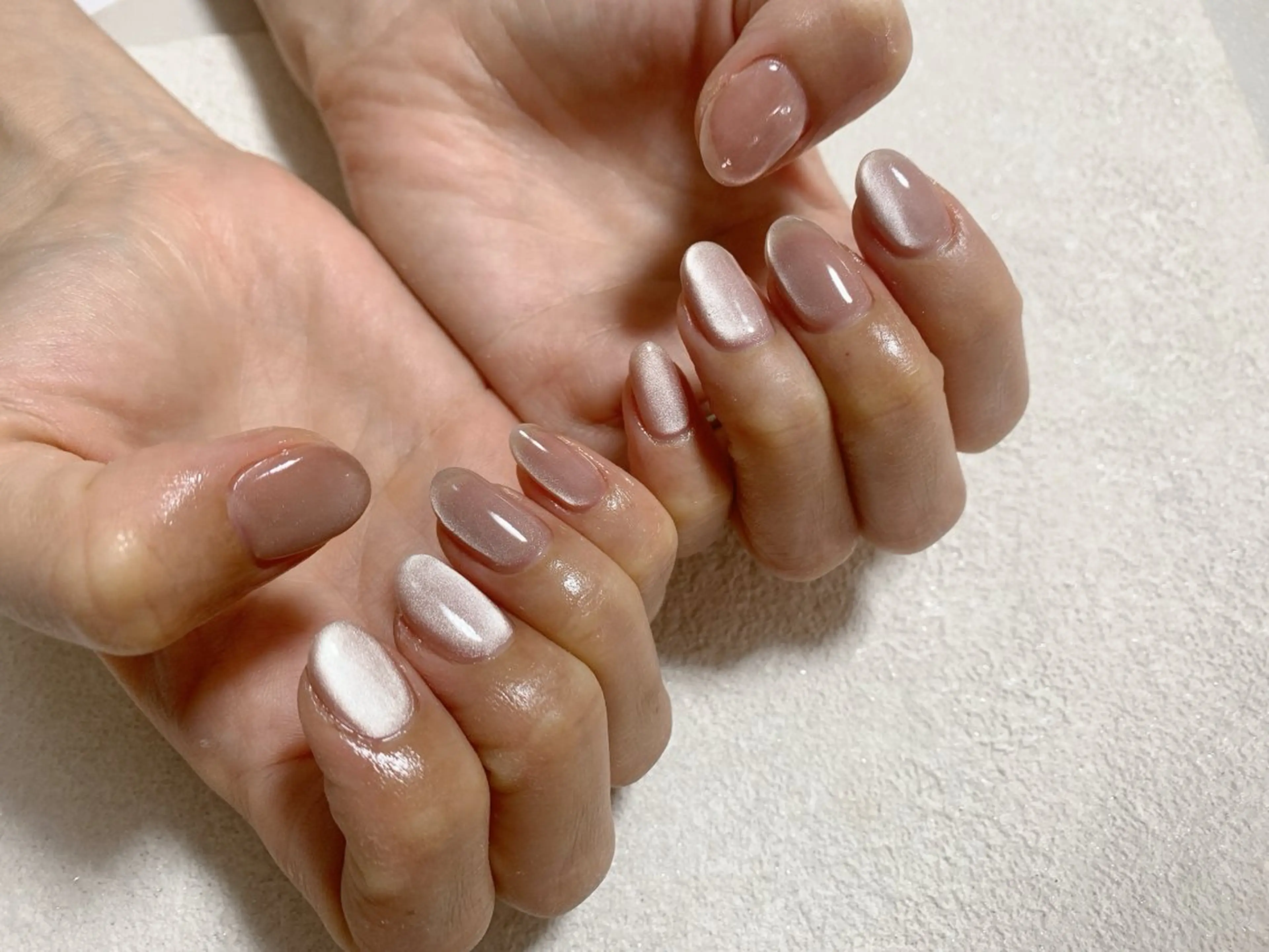 ネイル ジェルネイル キラキラネイル マグネットネイル メンズネイル パラジェル kiki nail たまプラーザのネイルデザイン