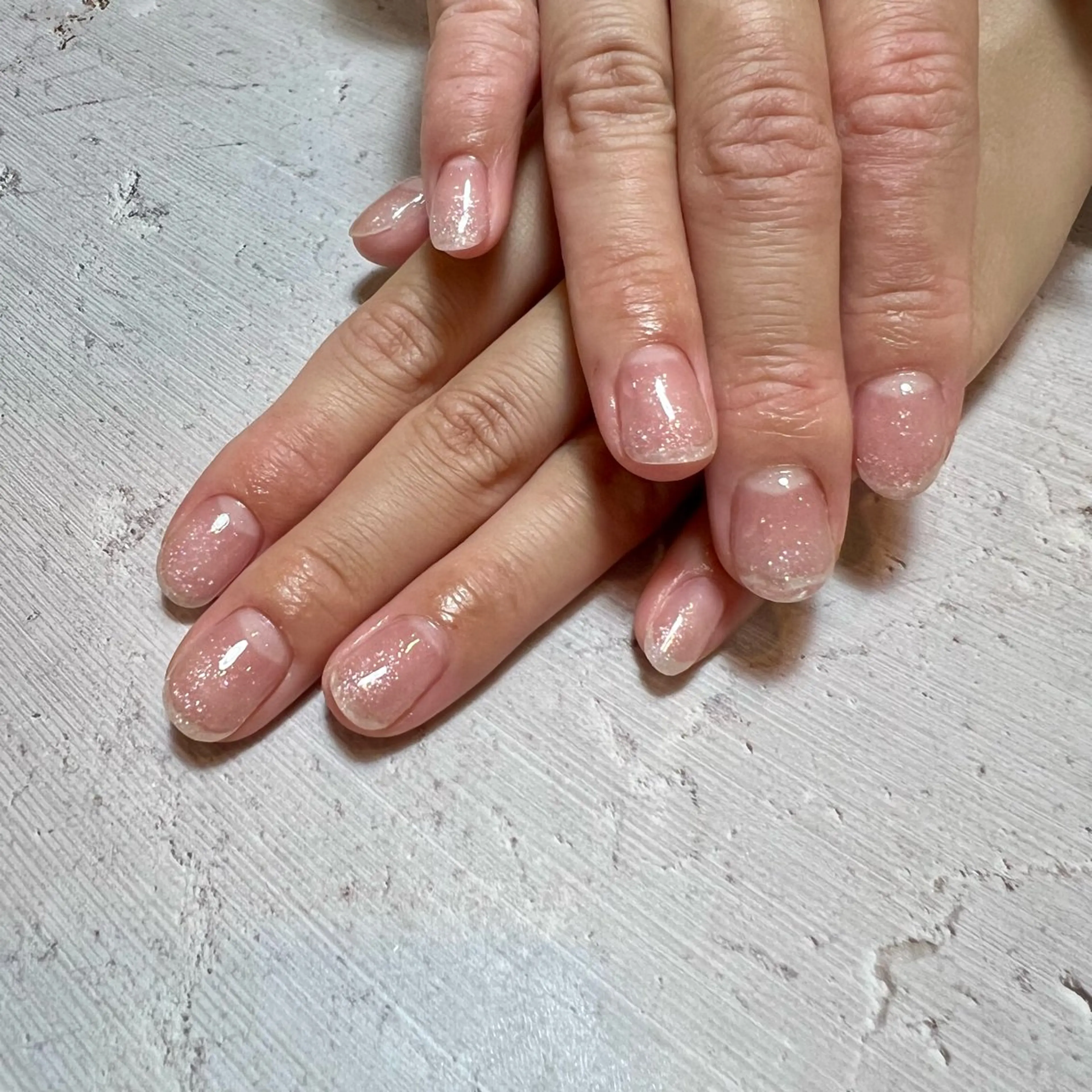 ネイル ラメ(グリッター) ラメグラデーション twin .のネイルデザイン