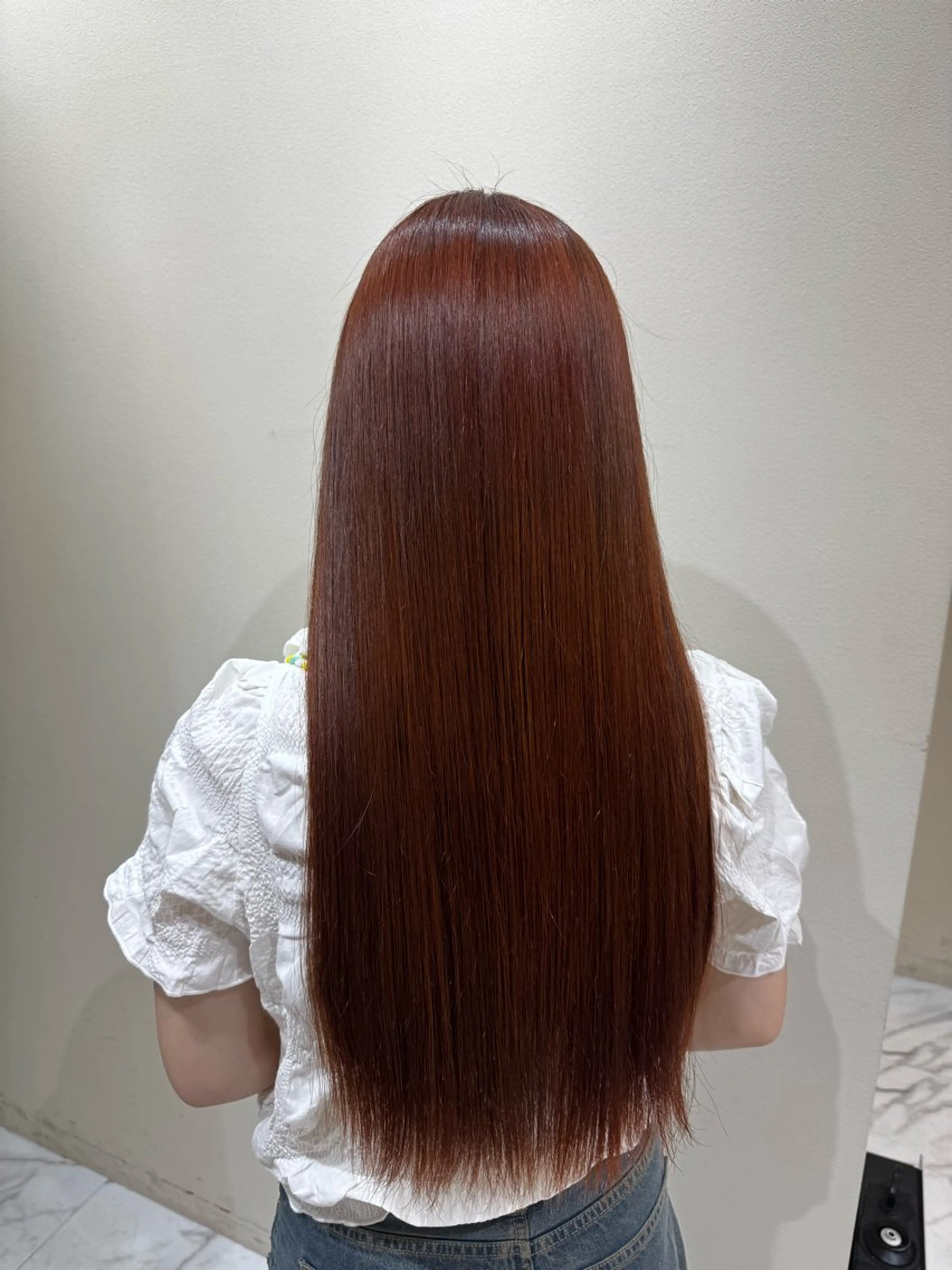 ロング カラー オレンジ ロング ヘアカラー 髪質改善🫧 カラー特化/Hinaのヘアスタイル