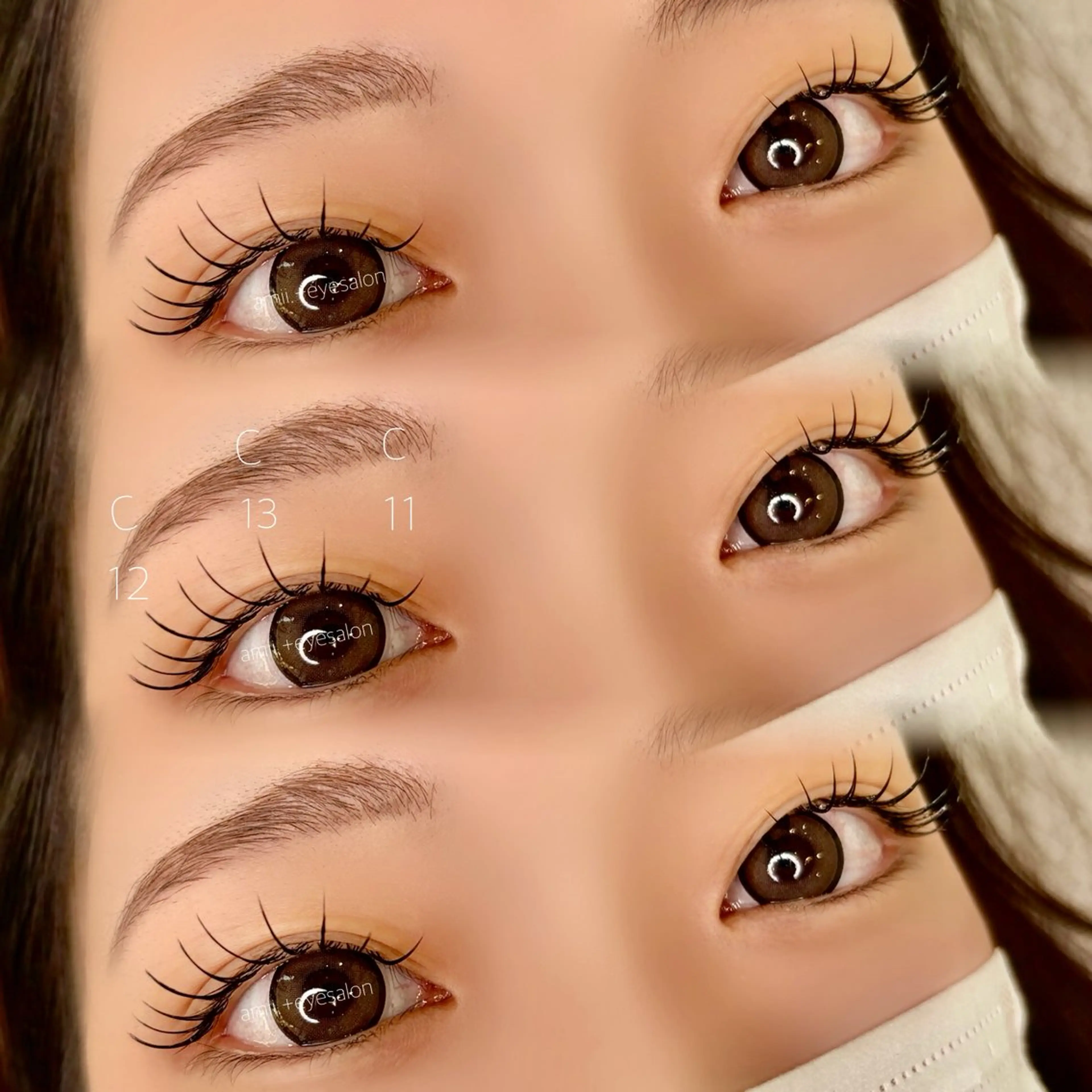 マツエク・マツパ マツエク 🦢amii. 鷲田のマツエク・マツパデザイン