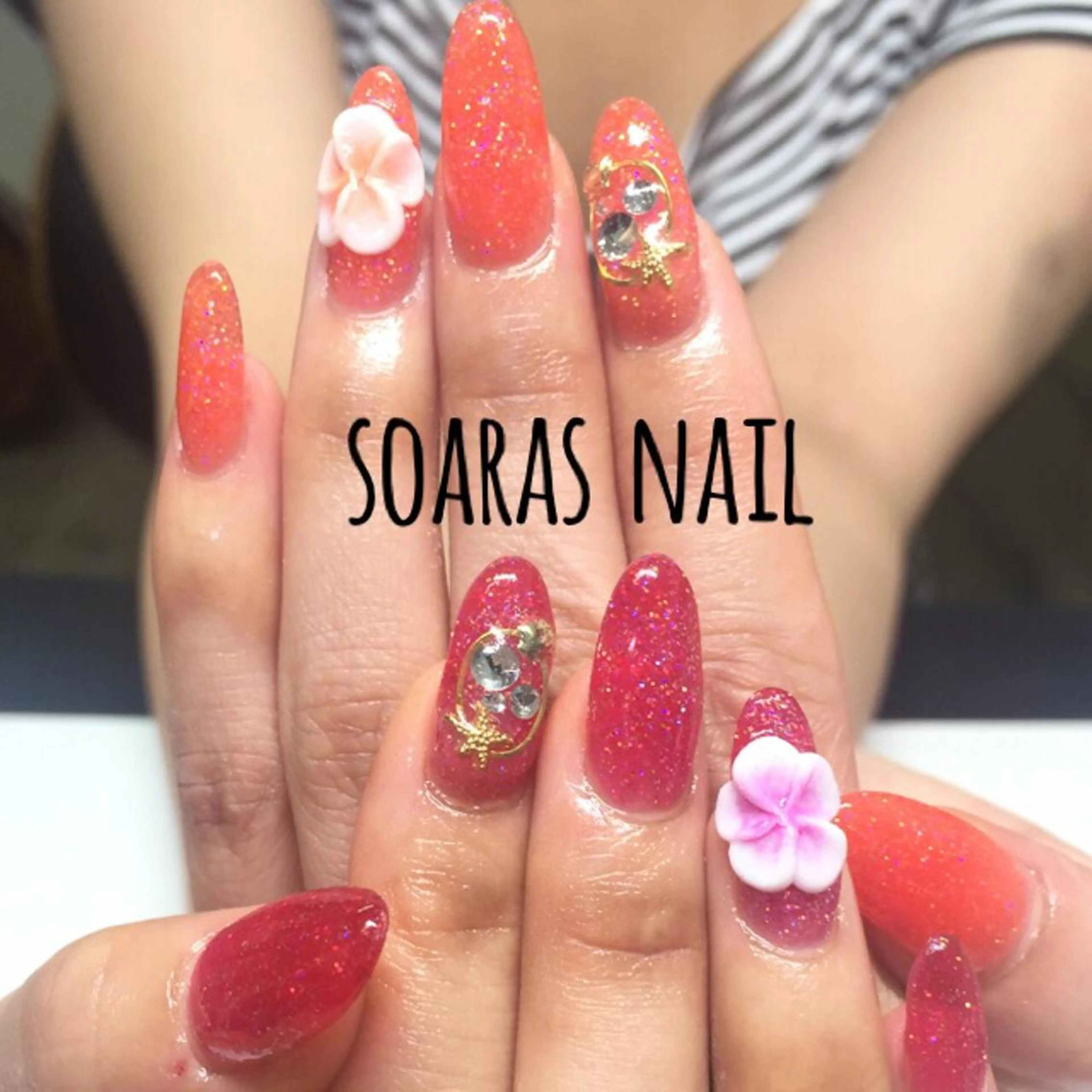 ネイル アートネイル スカルプネイル soaras nailのネイルデザイン