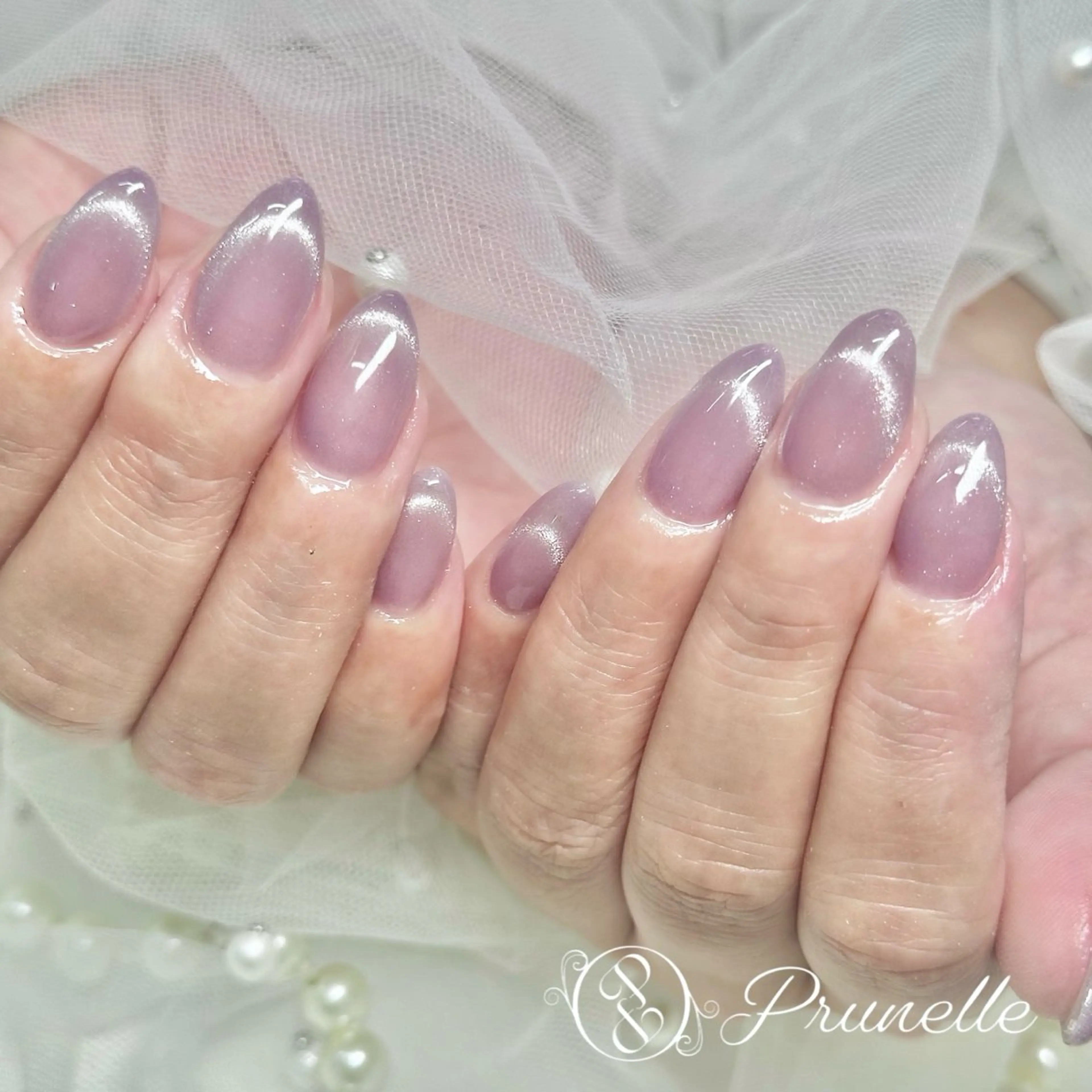 ネイル マグネットネイル ハンドネイル Prunelle Sekiのネイルデザイン