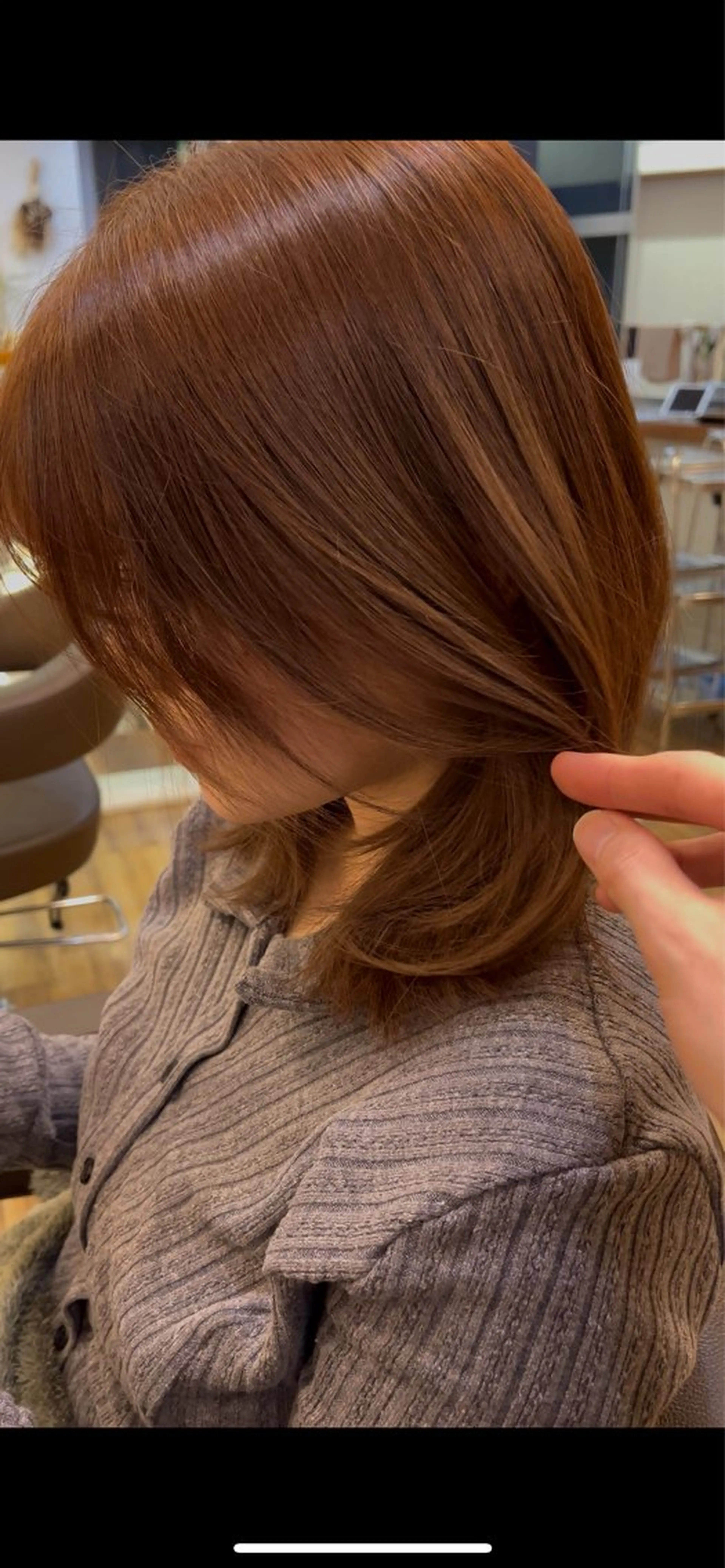 ミディアム カラー ヘアカラー すばる/縮毛矯正 /似合わせカラーのヘアスタイル