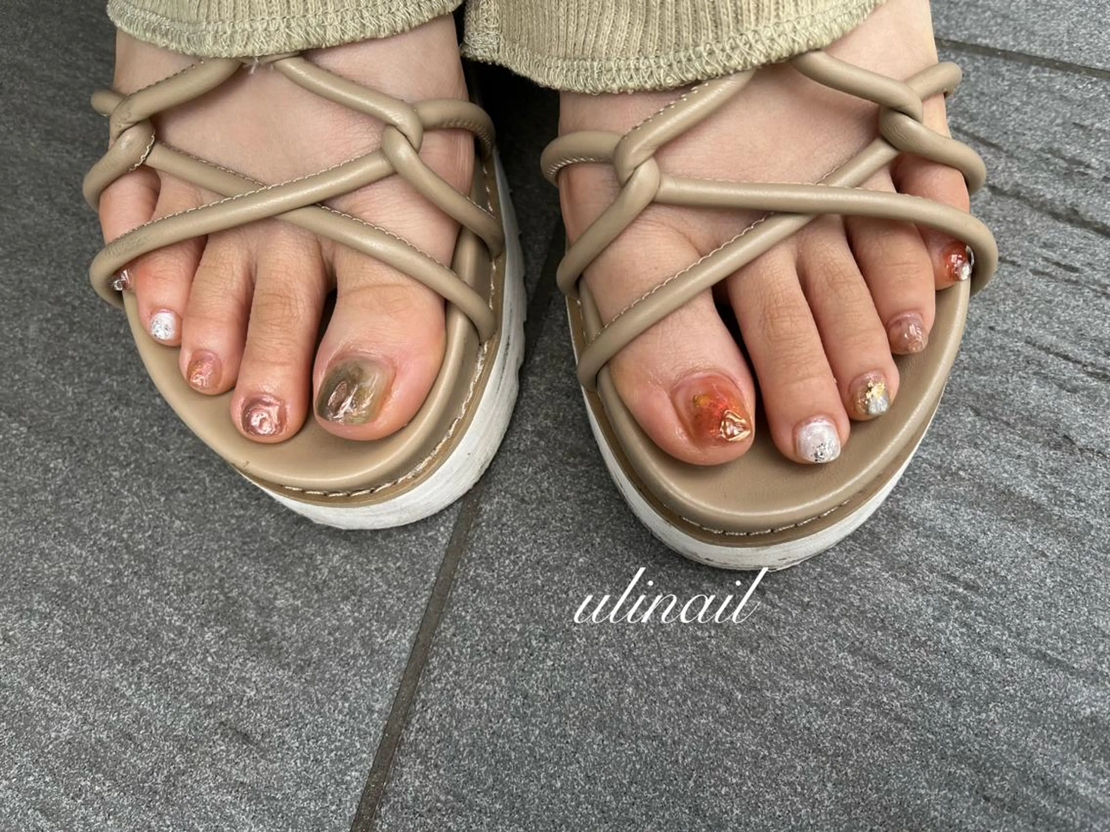 ネイル フットネイル ulinail （ウリネイル）のネイルデザイン