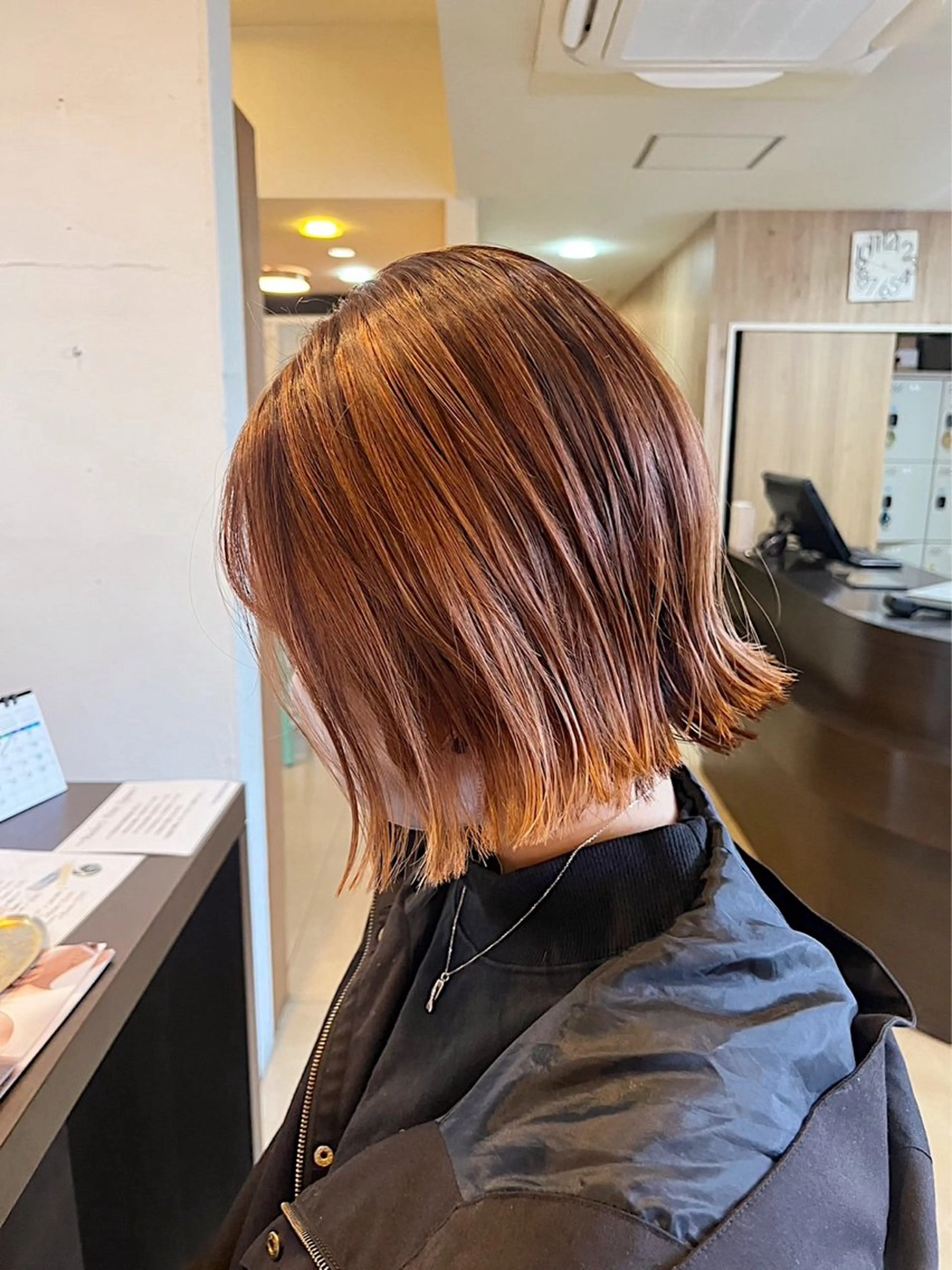 ショート ボブ 外ハネヘア Glimpse  大濠店所属・赤嶺/メンズカット メンズパーマのヘアスタイル