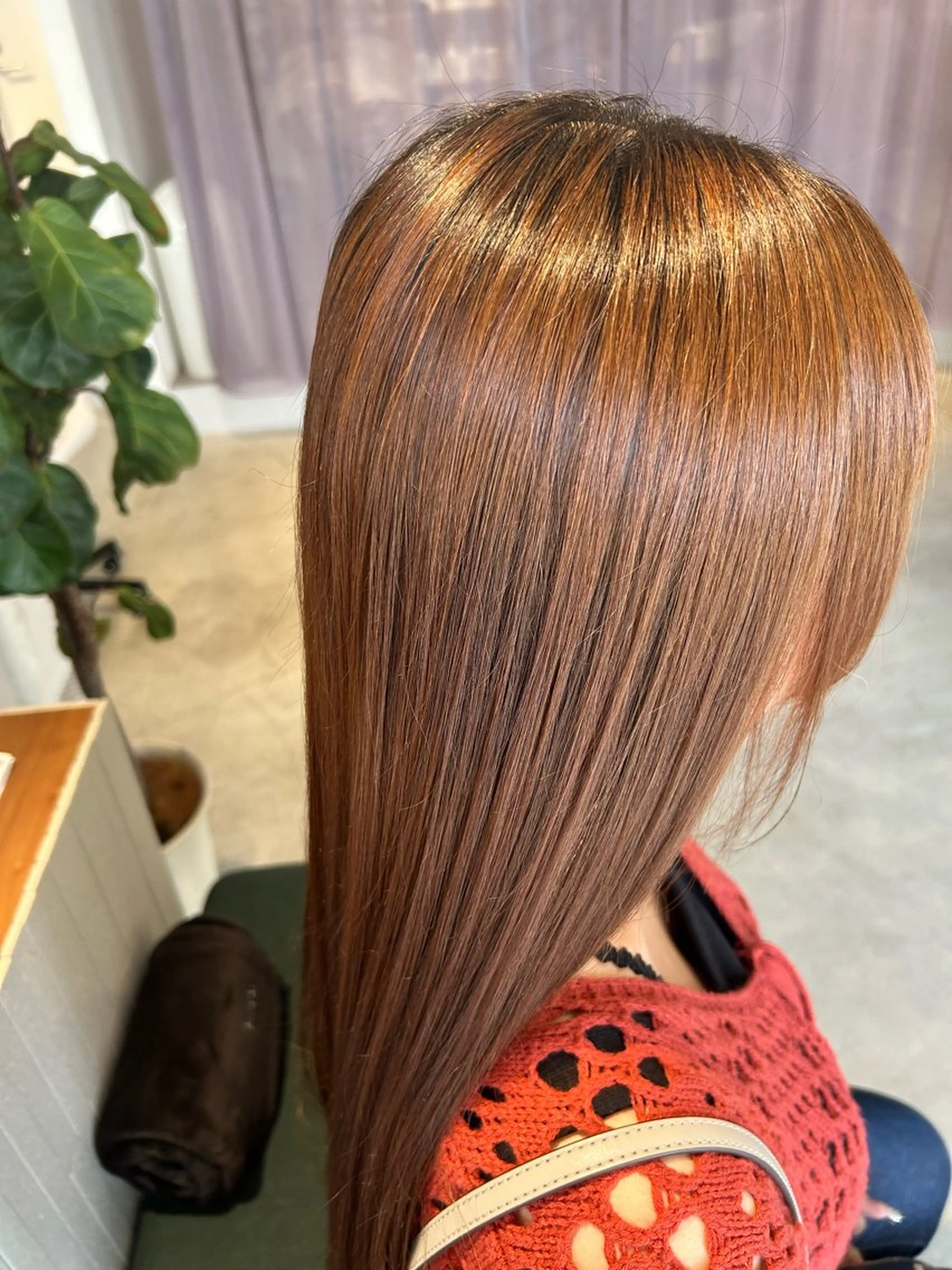 ロング 髪質改善 トリートメント 津山 優真のヘアスタイル