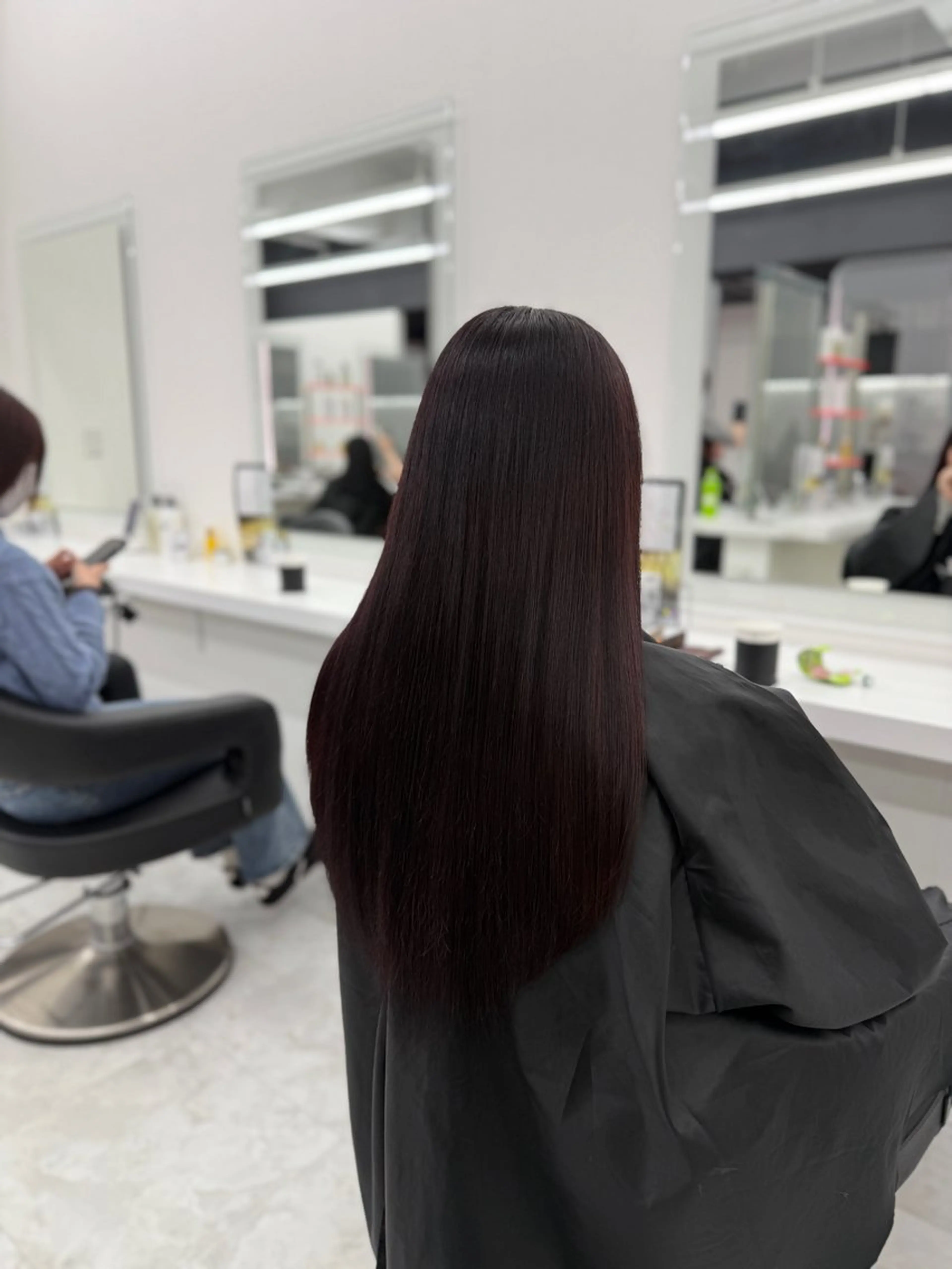 ロング カラー ヘアアレンジ ブリーチ ダブルカラー ラベンダーカラー ブリーチなしカラー ヘアカラー トリートメント ヘアセット 🎀Girly艶髪カ ラー🎀Harukaのヘアスタイル