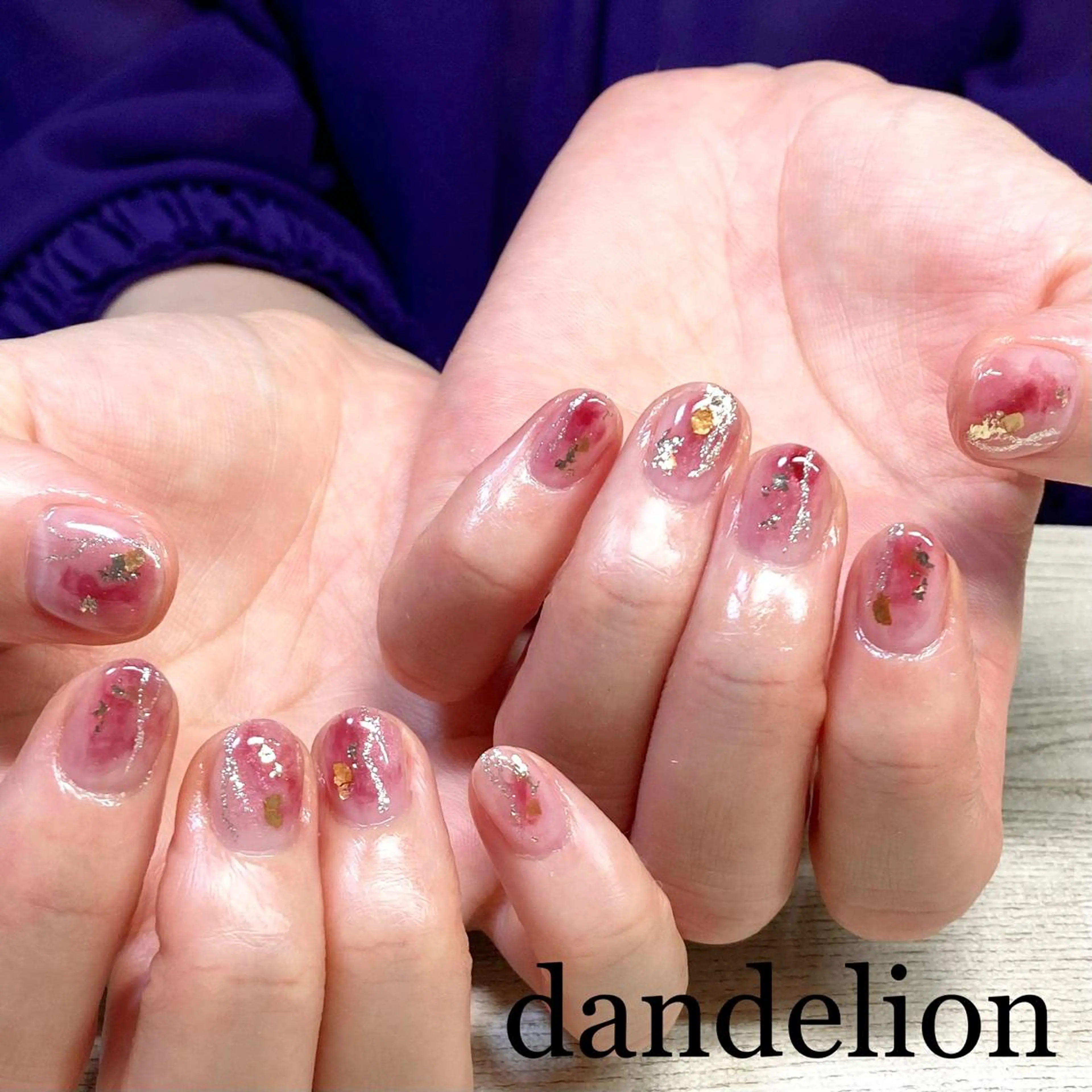 ネイル ハンドネイル ハンドケア dandelion ダンデライオンのネイルデザイン