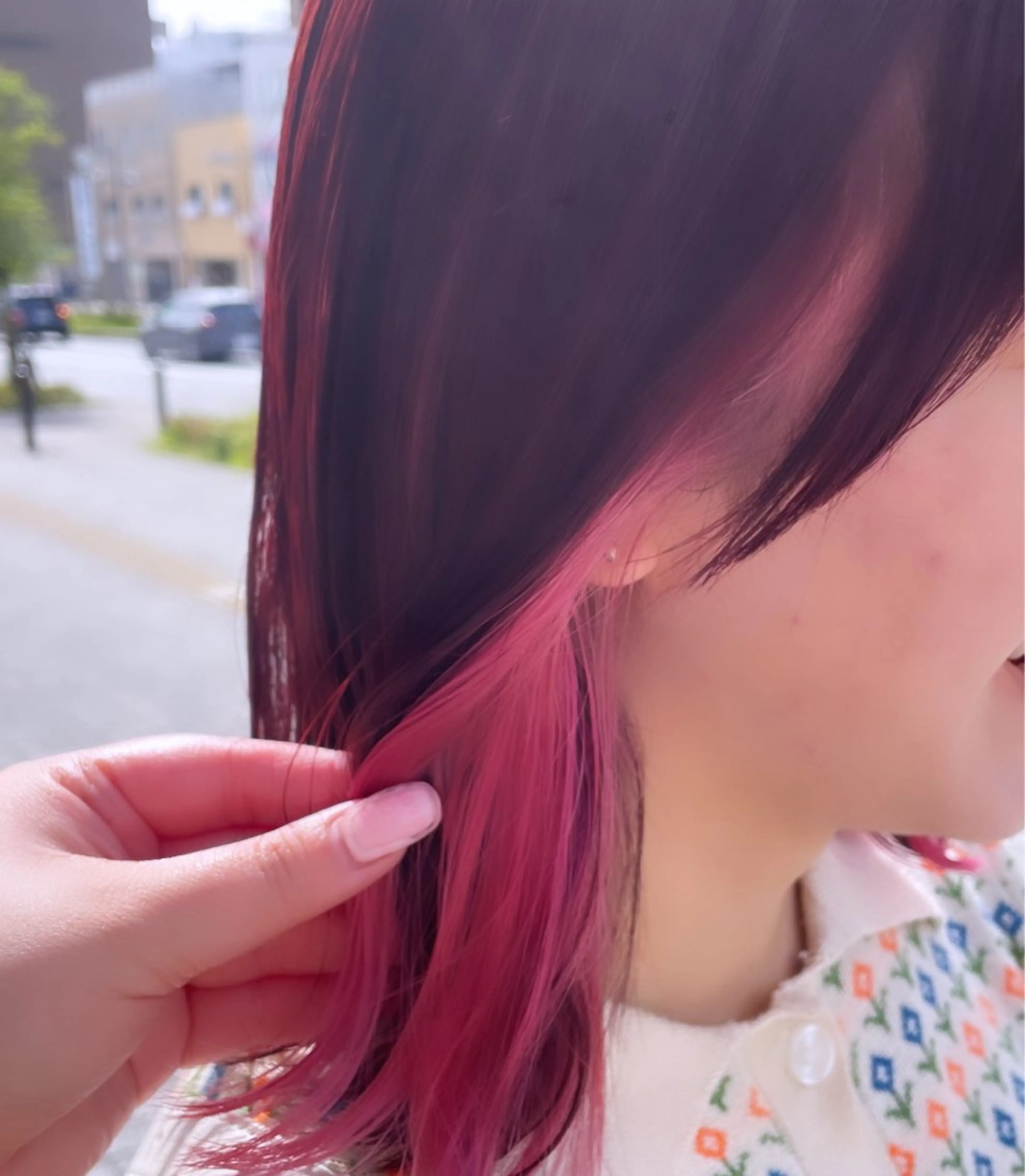 ミディアム カラー ヘアカラー トリートメント 💞暖色カラー 💞risaのヘアスタイル