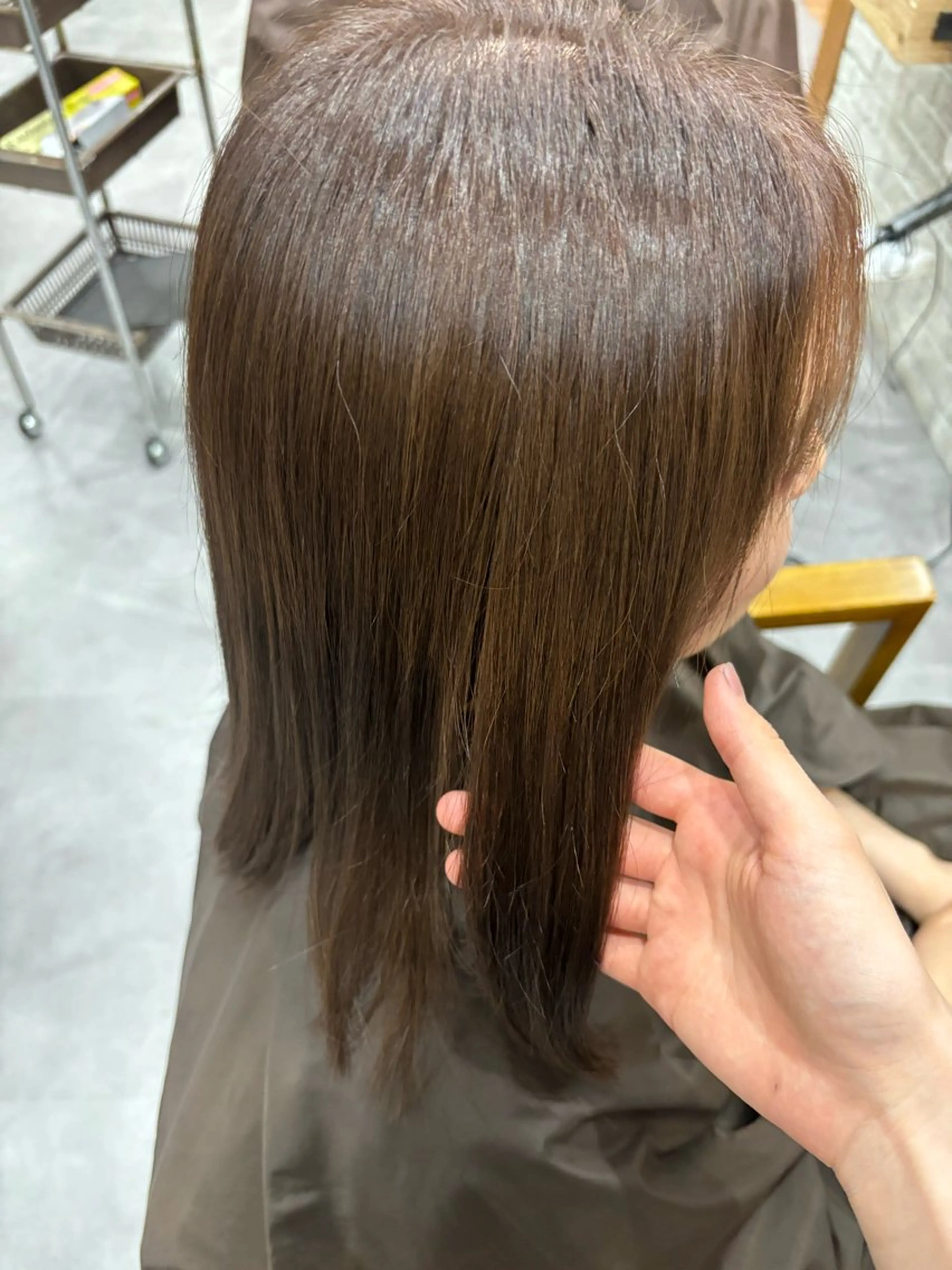 カラー アッシュ ブリーチ ブリーチなしカラー littlelink Mikuのヘアスタイル