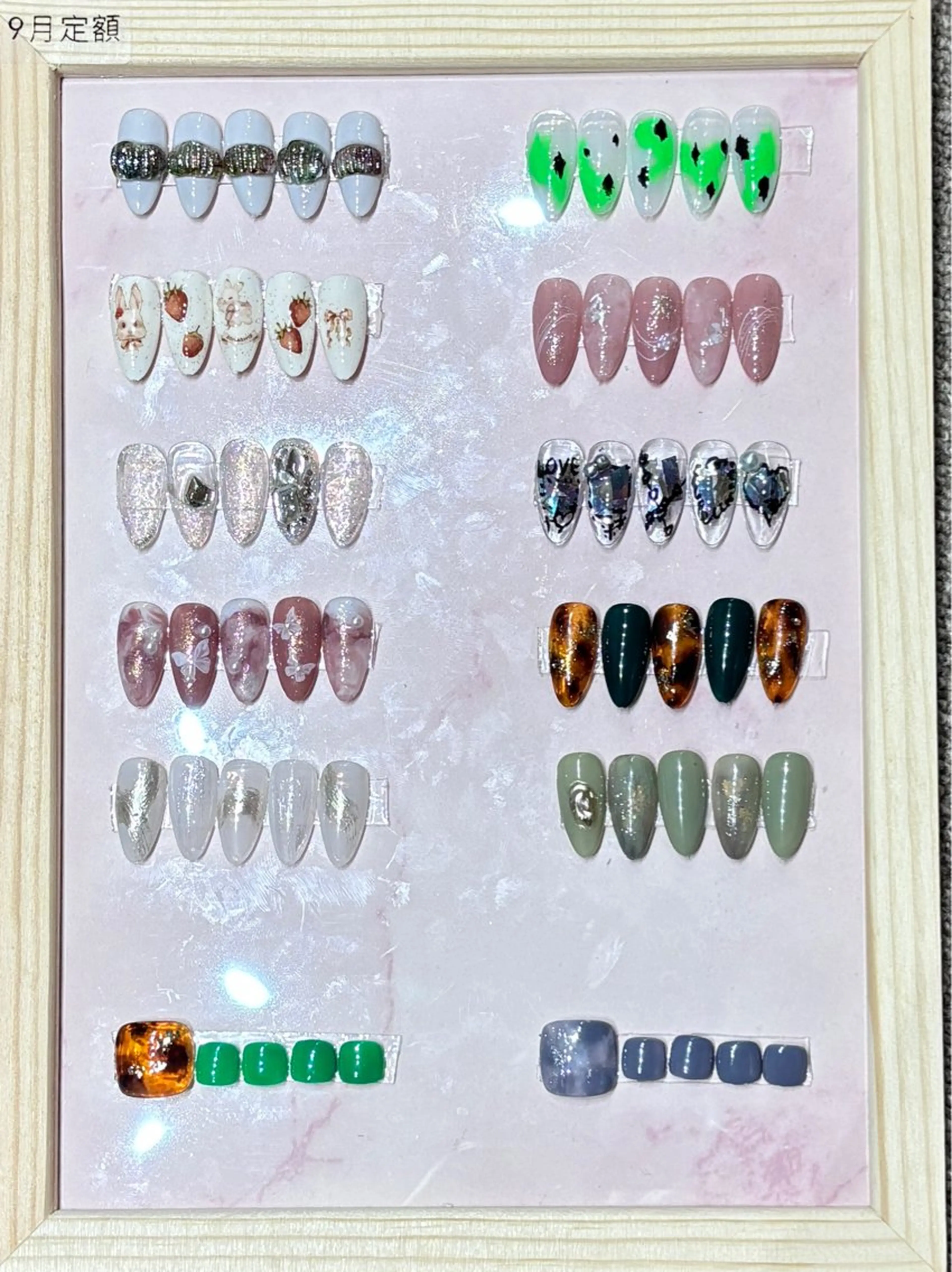 🩷9月定額🩷店内サンプルの写真