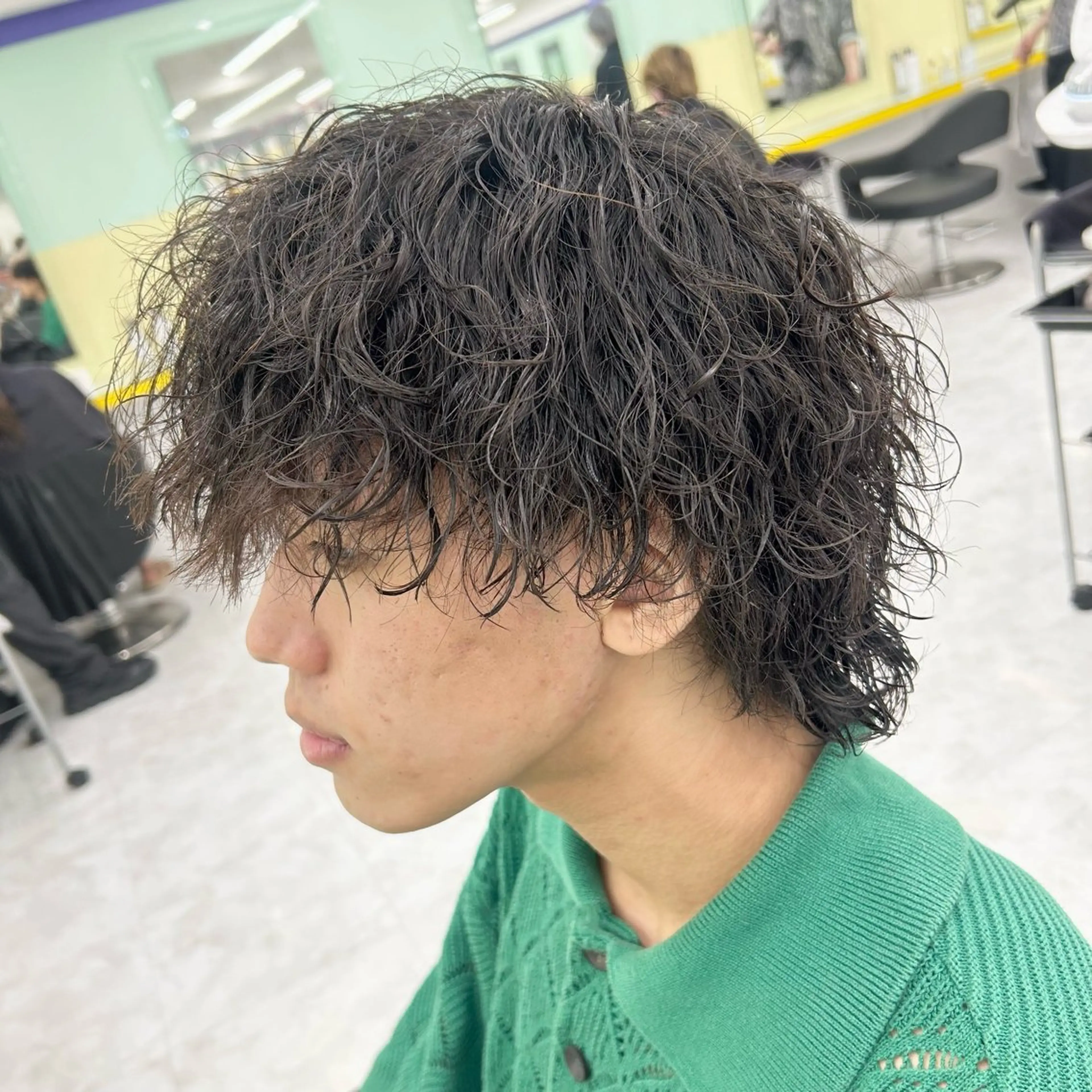 ショート メンズ カット パーマ 韓国レイヤーカット /REIのヘアスタイル