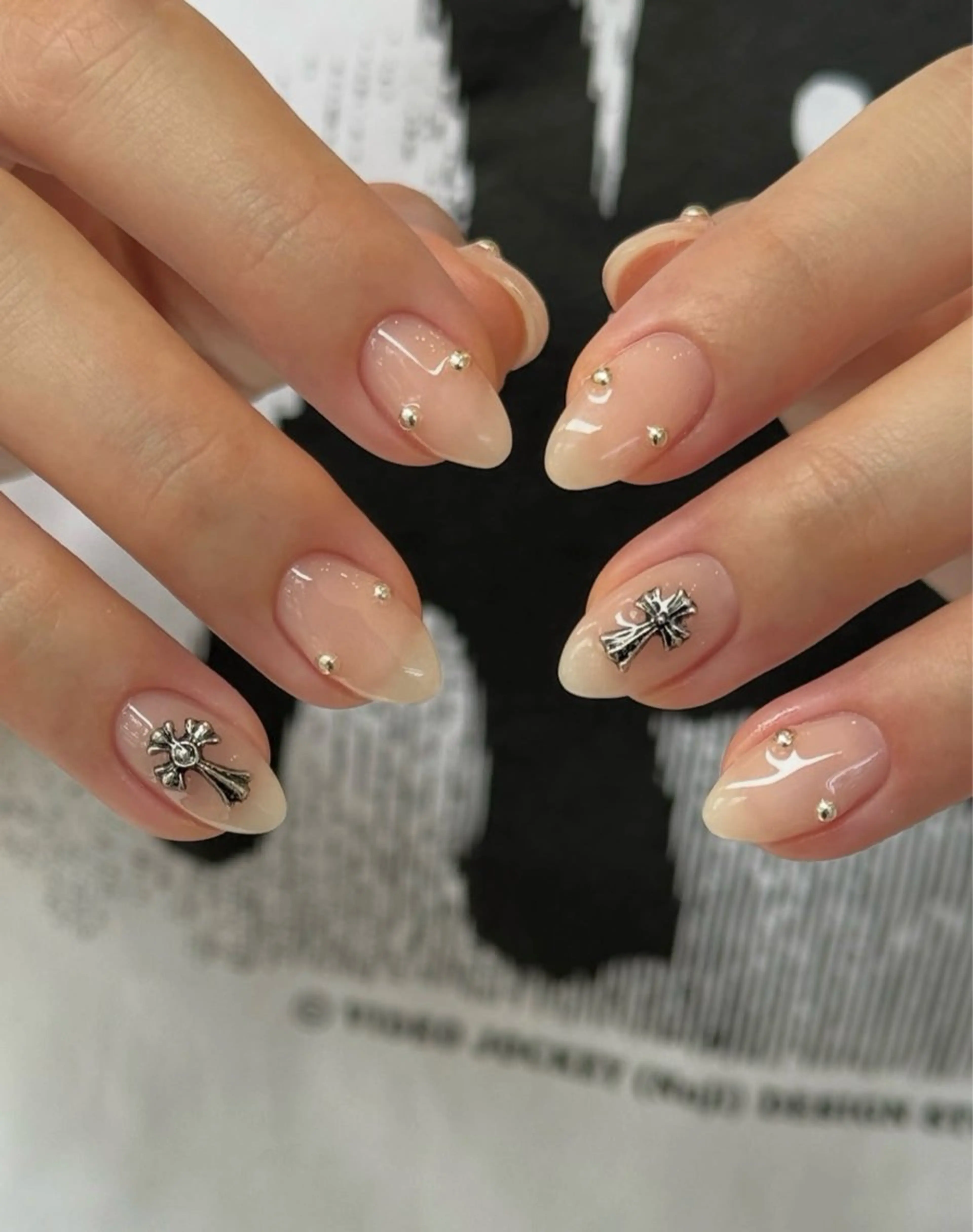 ネイル 韓国ネイル 持ち込み ニュアンスネイル ネイルチップ ハンドネイル TABI ANA.CHUOのネイルデザイン