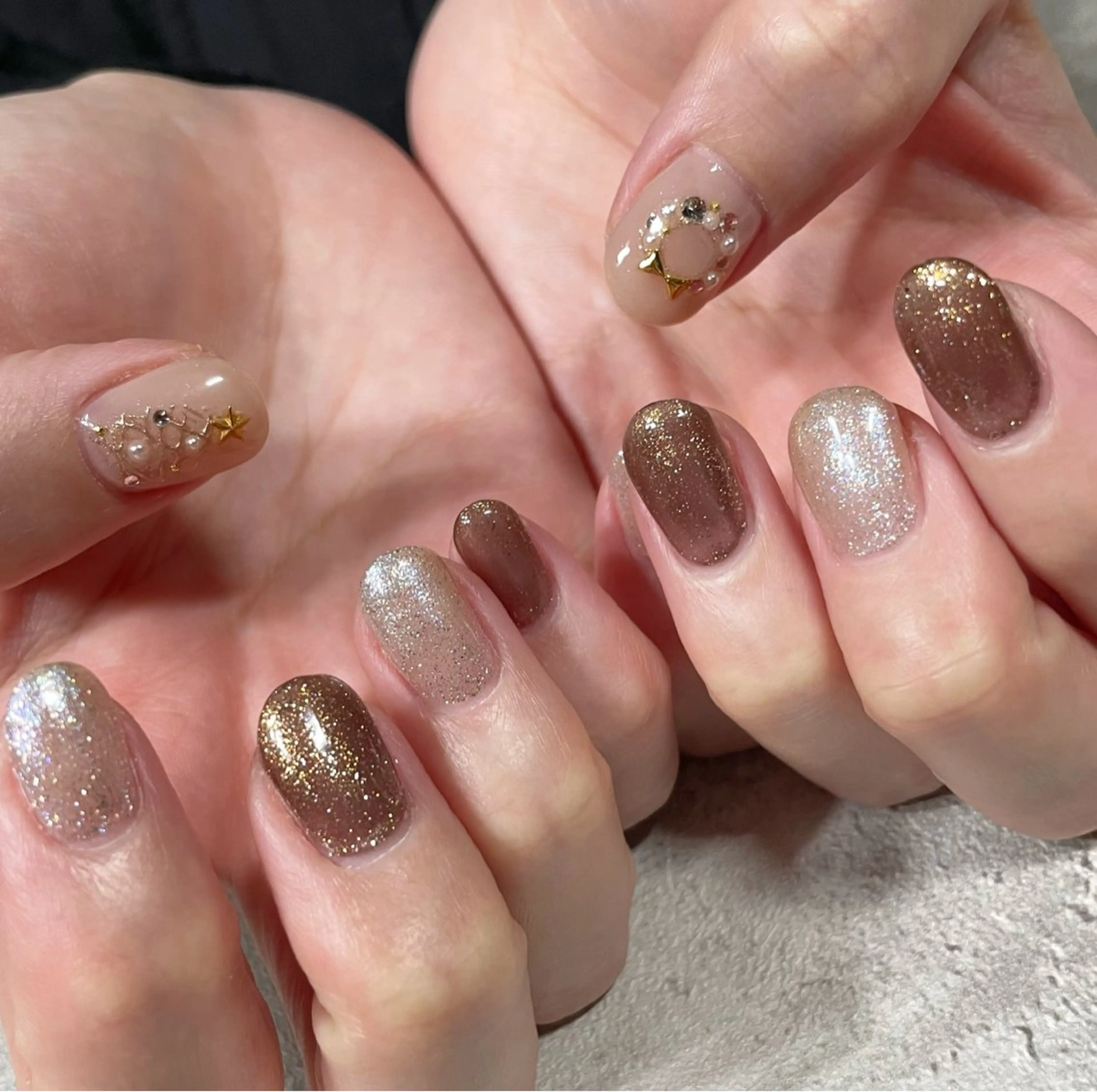 ネイル ジェルネイル 東 千夏のネイルデザイン