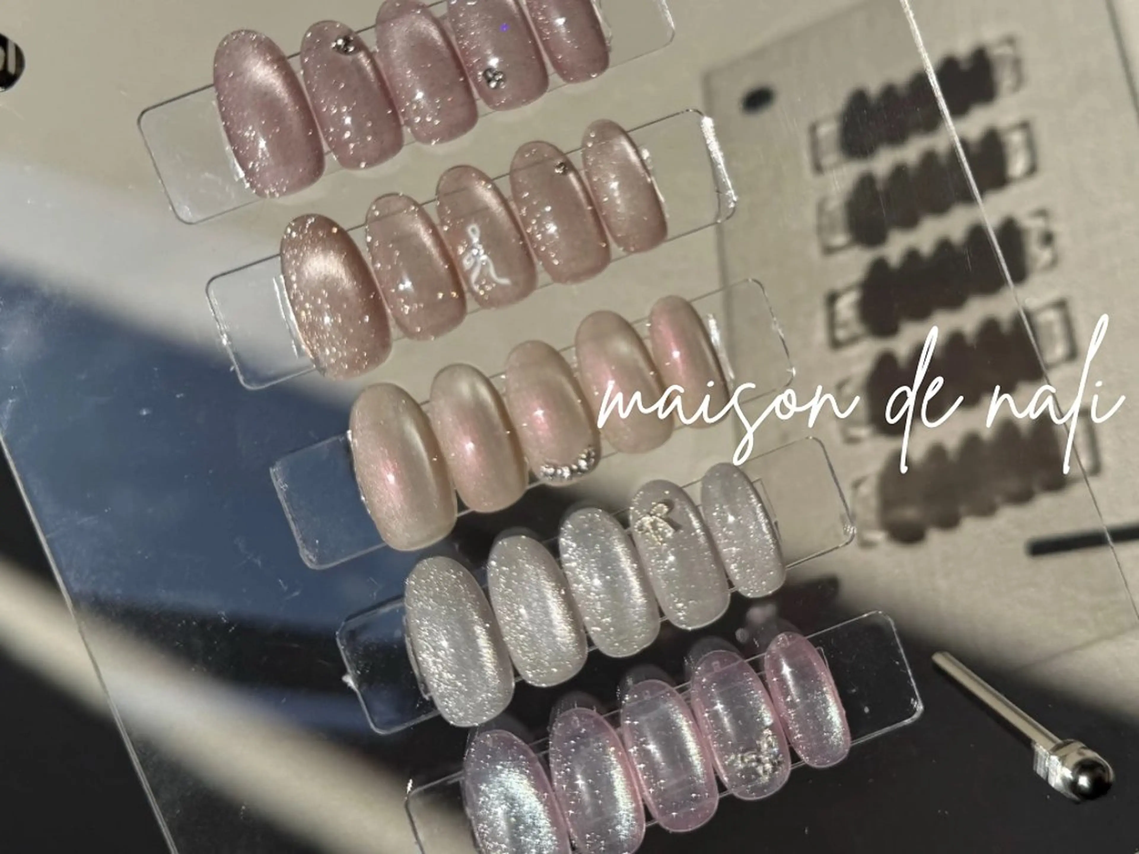 ネイル ストーンネイル maison de NALIのネイルデザイン