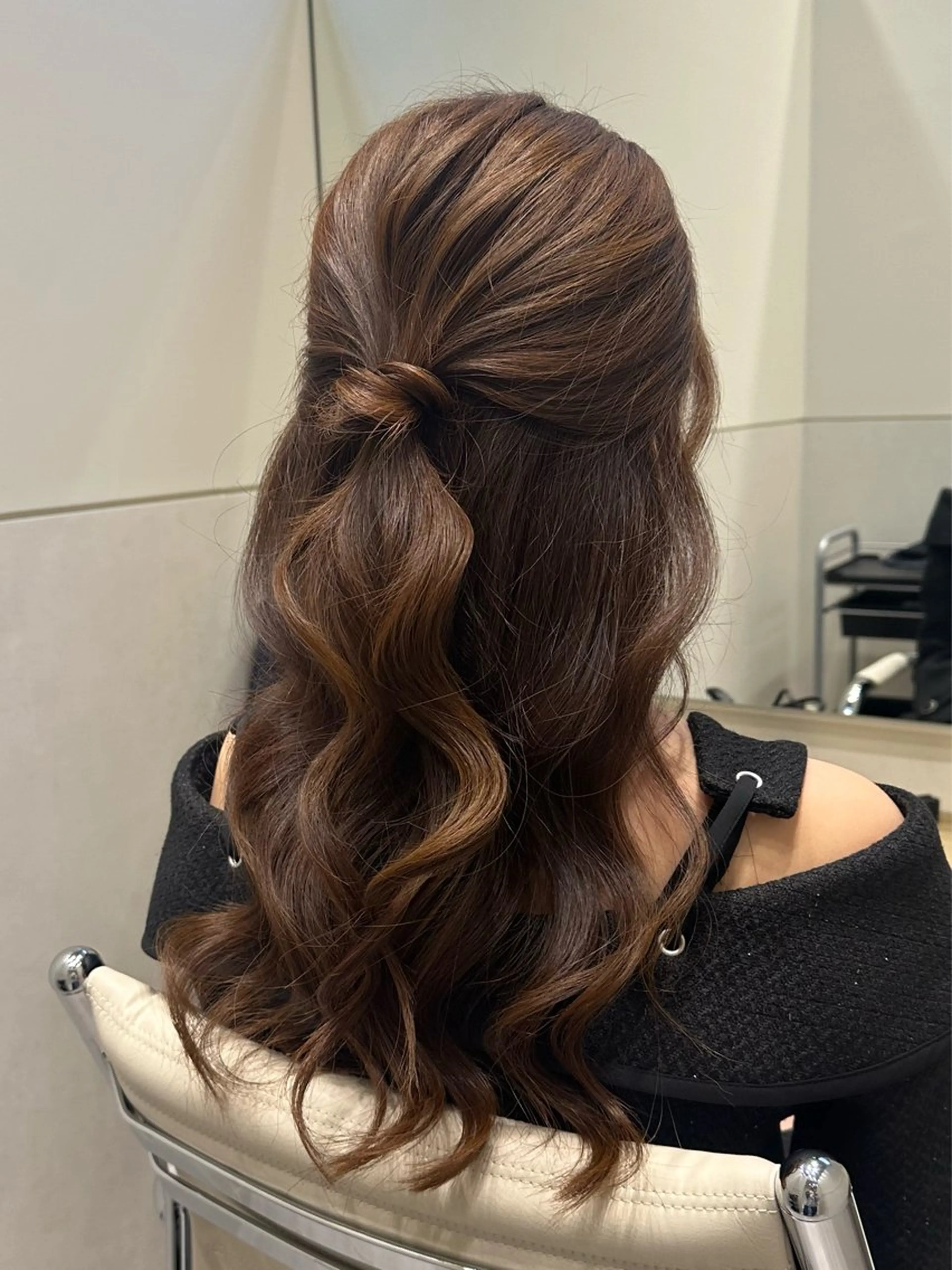 セミロング ヘアアレンジ ヘアセット 銀座/ヘアセット/ 島村美帆のヘアスタイル