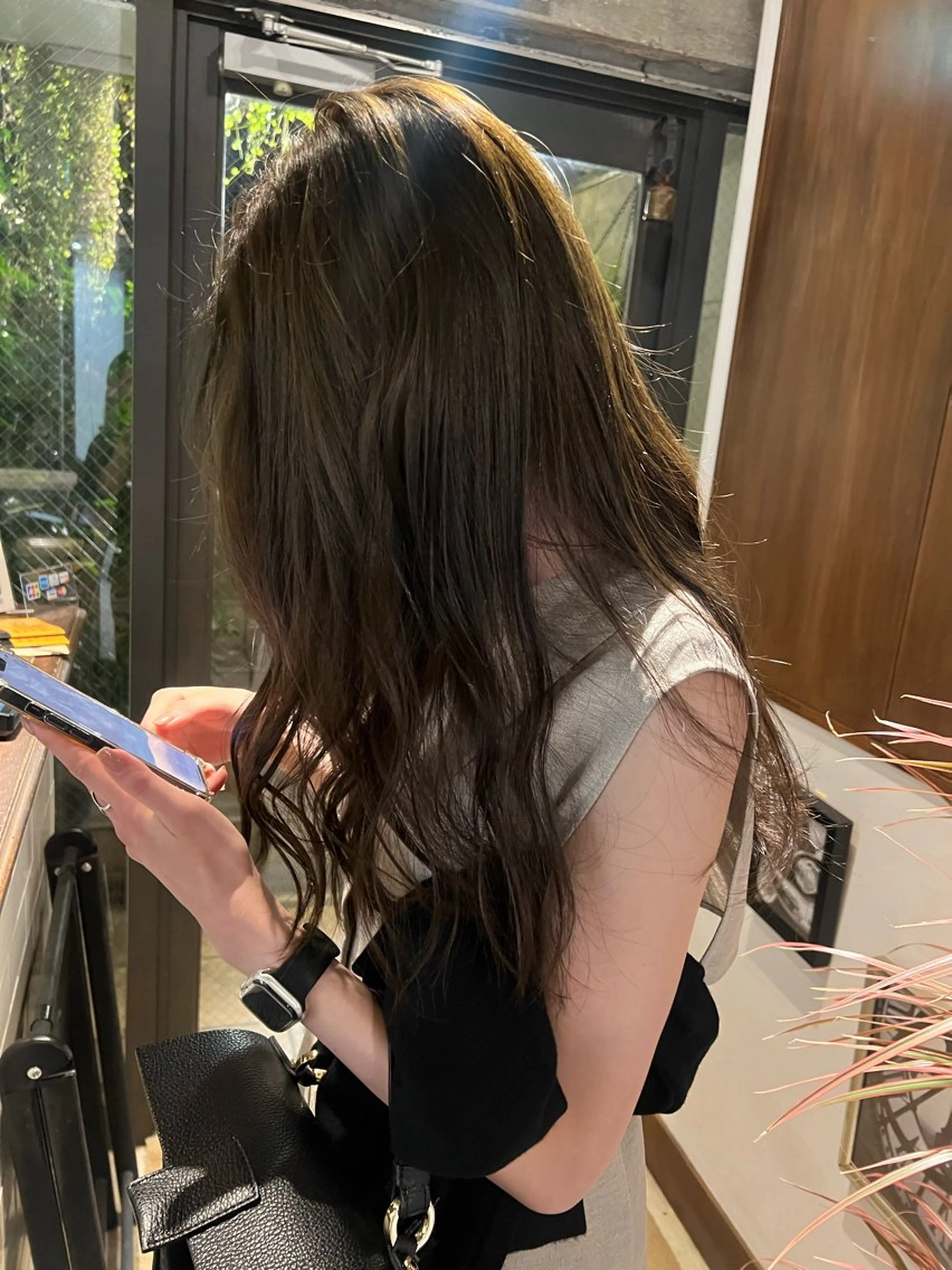 ロング ヘアカラー パーマ×透明感カラー MIOのヘアスタイル