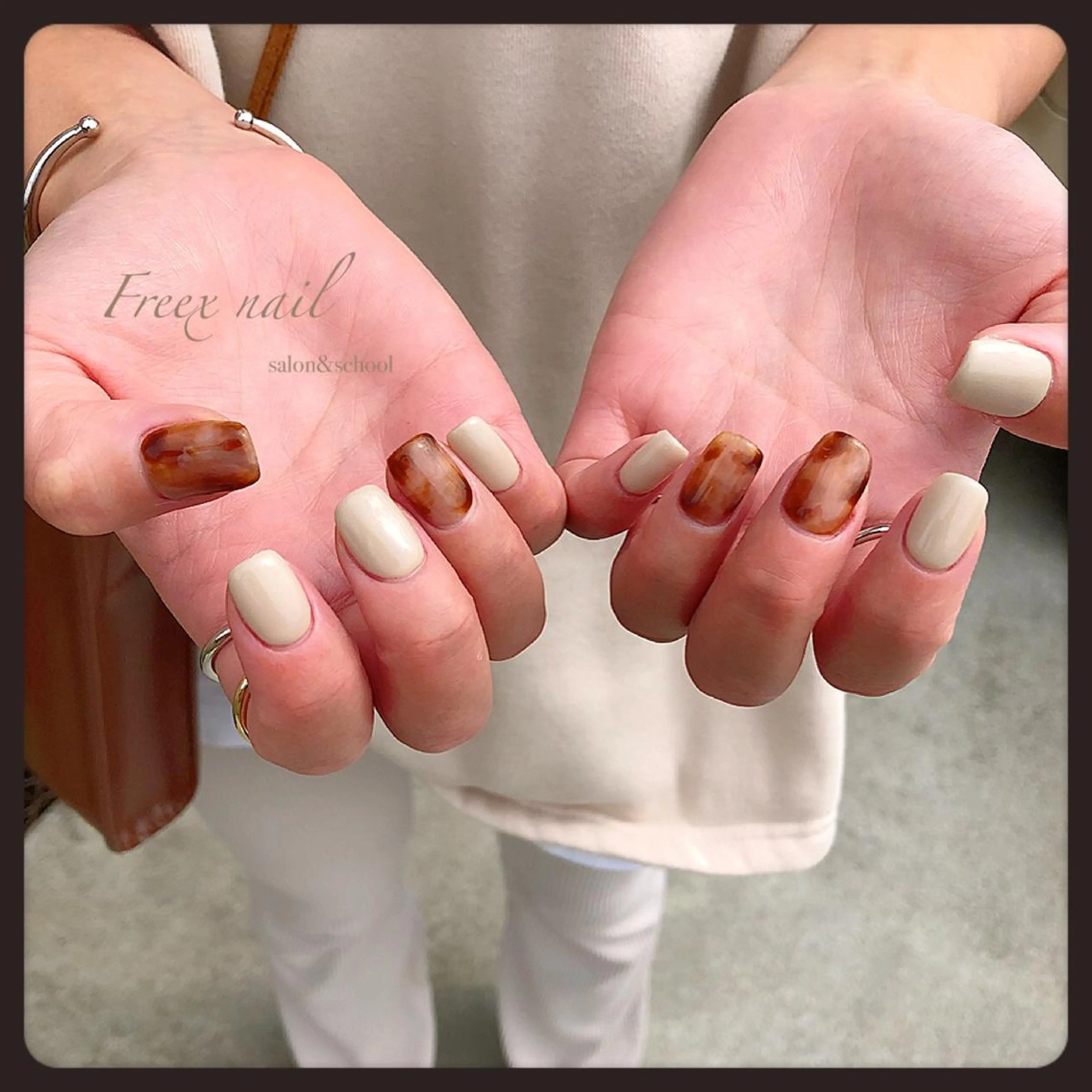 ネイル べっ甲ネイル Freex nail所属・freex nail /ニュアンス/個性派のネイルデザイン