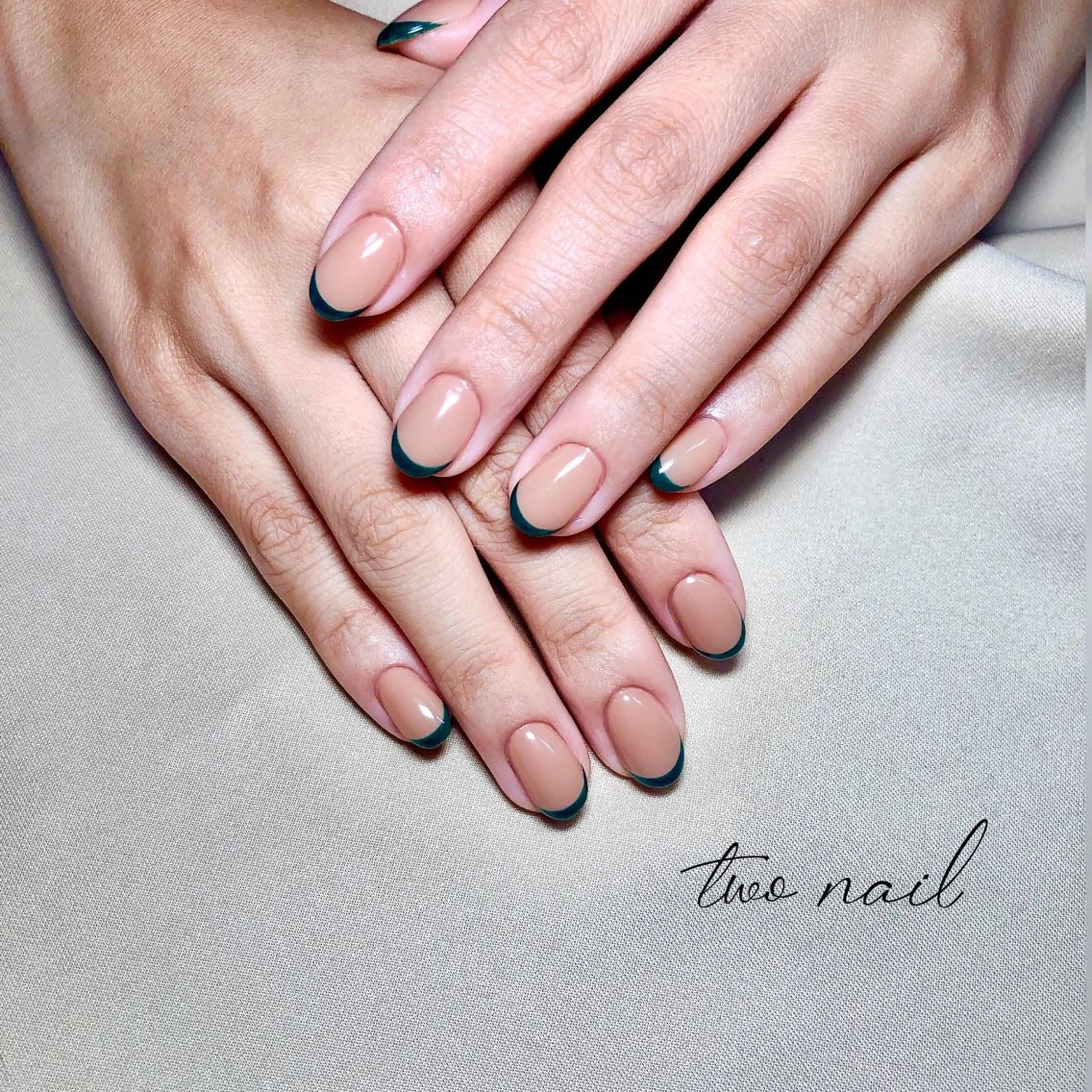 ネイル アートネイル フットネイル ハート ニュアンスネイル ホワイト two nailのネイルデザイン