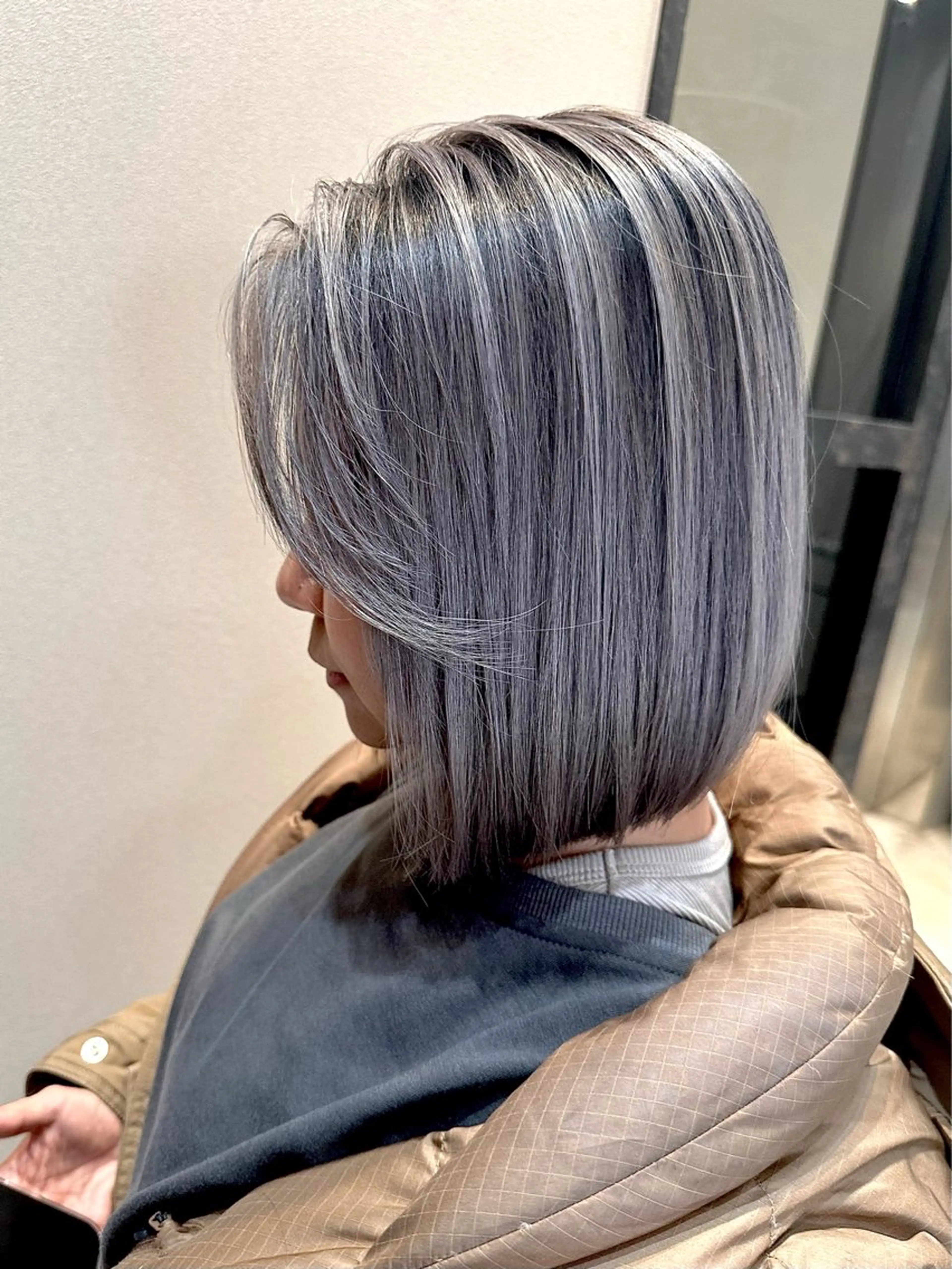 ミディアム ヘアカラー 🔷ブリーチバレイヤ ージュ🔷飯野達也のヘアスタイル