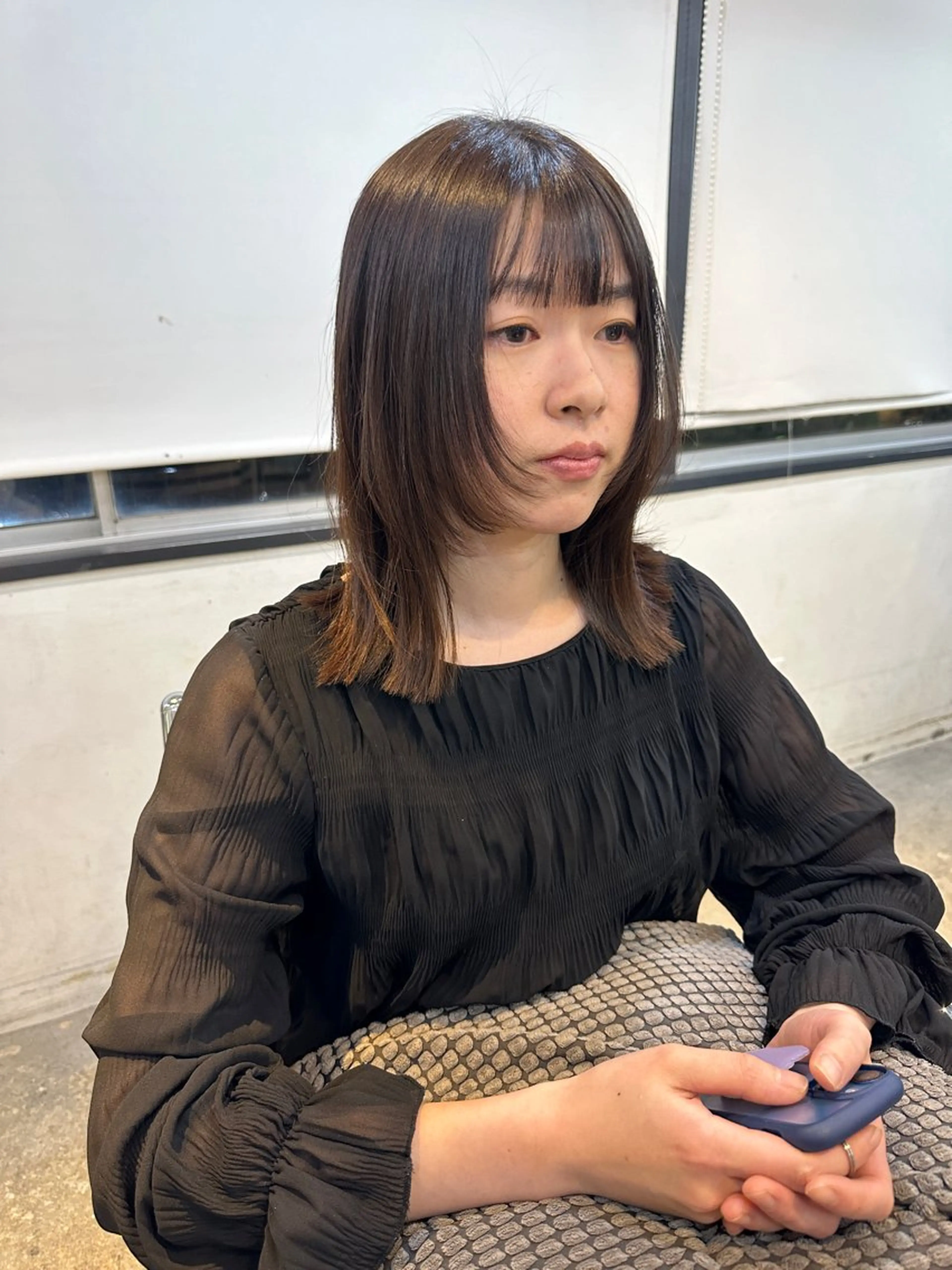 ミディアム カラー ヘアアレンジ stylist/蛯谷 珠里のヘアスタイル