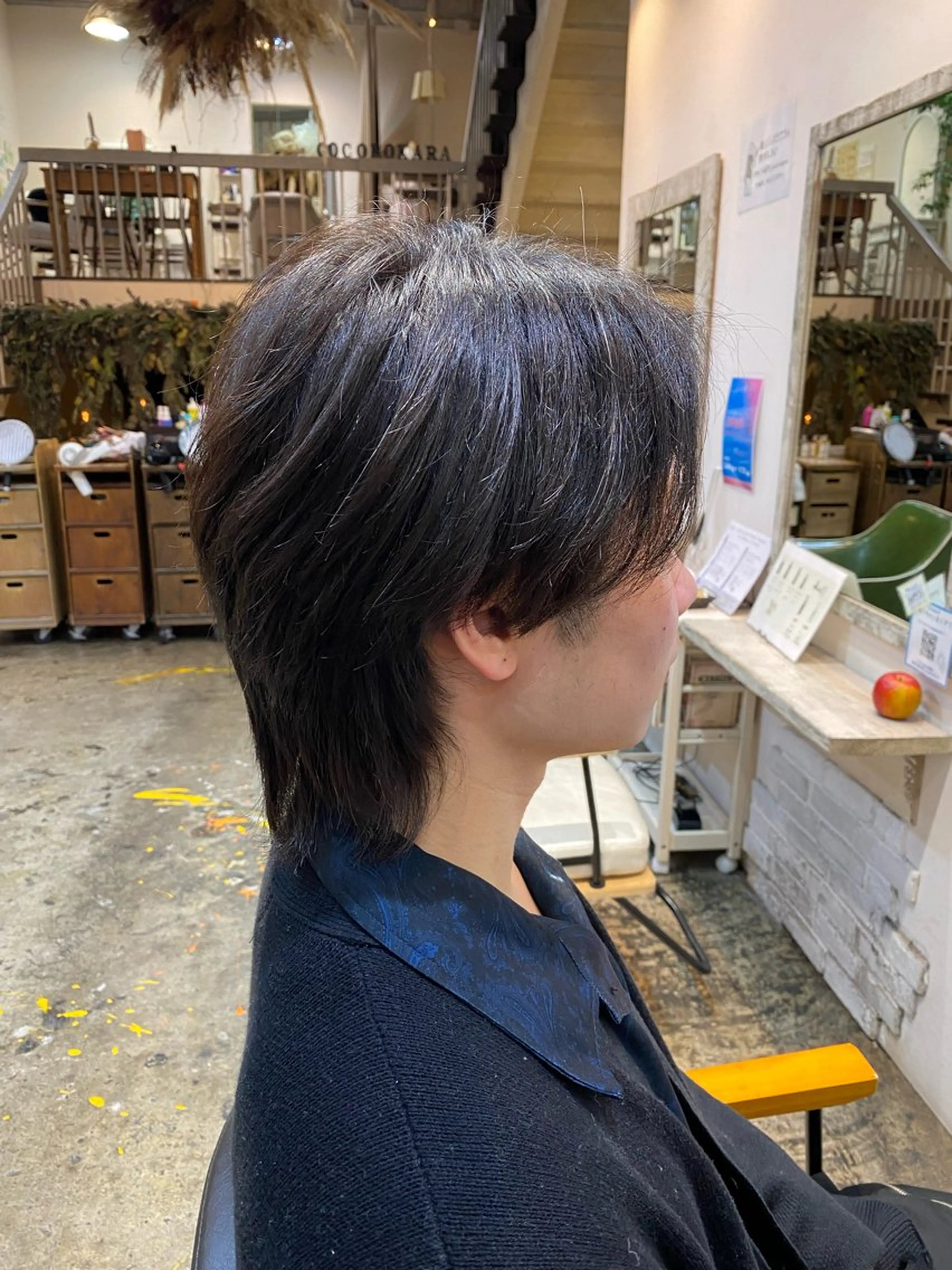 メンズ メンズ韓国風 メンズウルフカット ウルフカット 中西 きょうかのヘアスタイル