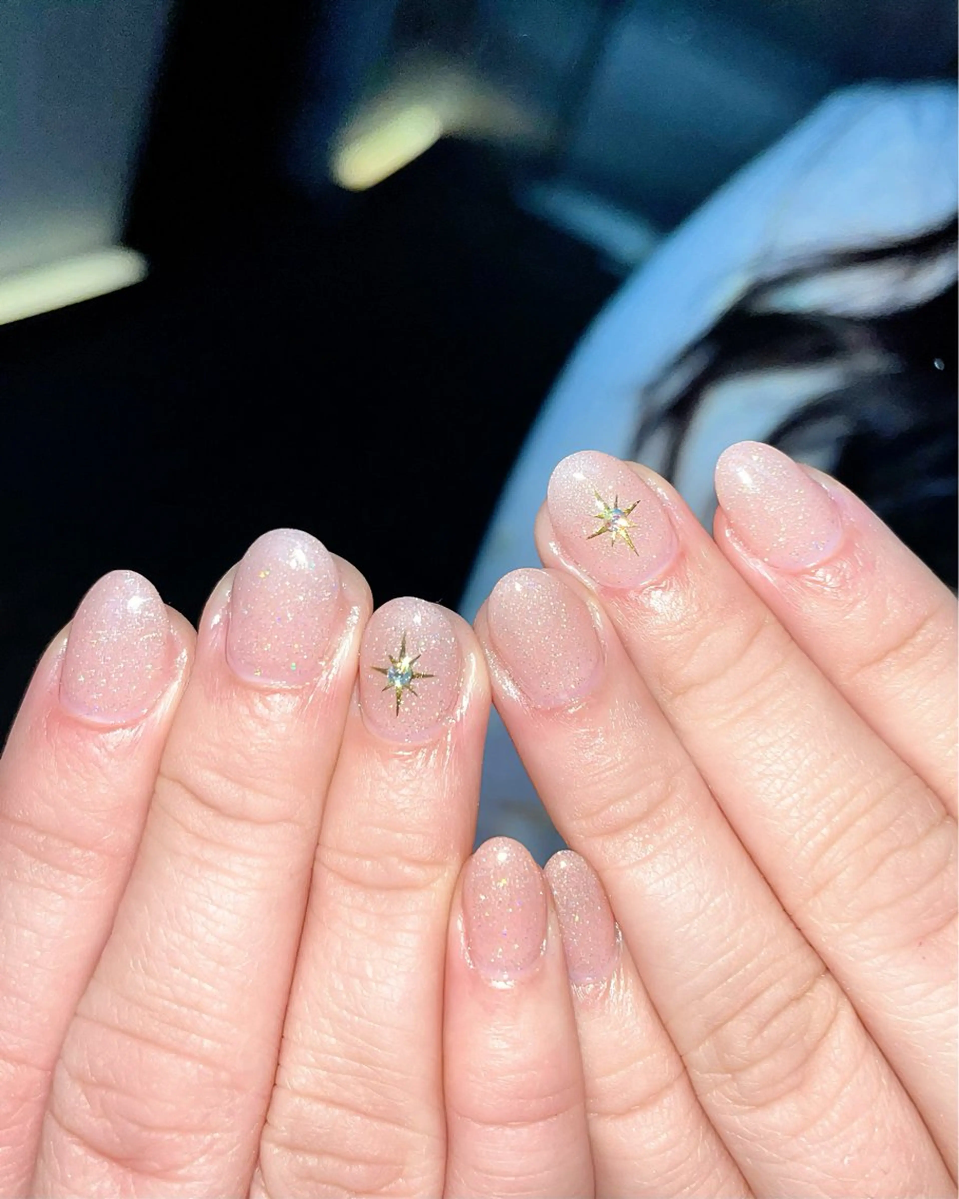 ネイル フラッシュネイル ワンカラーネイル ショートネイル ハンドネイル 🫧OPELIA NAIL渋谷🫧のネイルデザイン