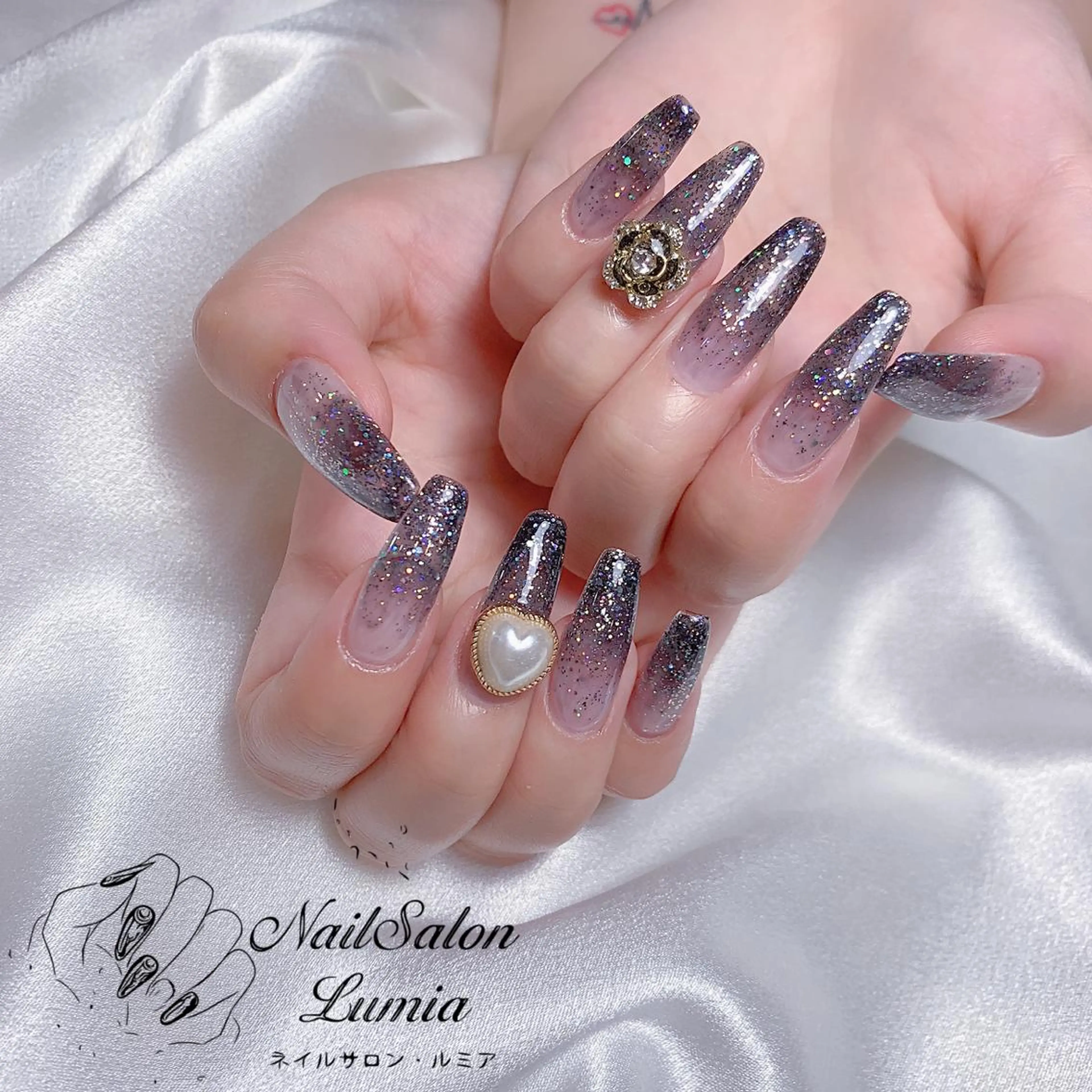 ネイル ハンドネイル ネイルサロン ルミア Lumia 店長のネイルデザイン