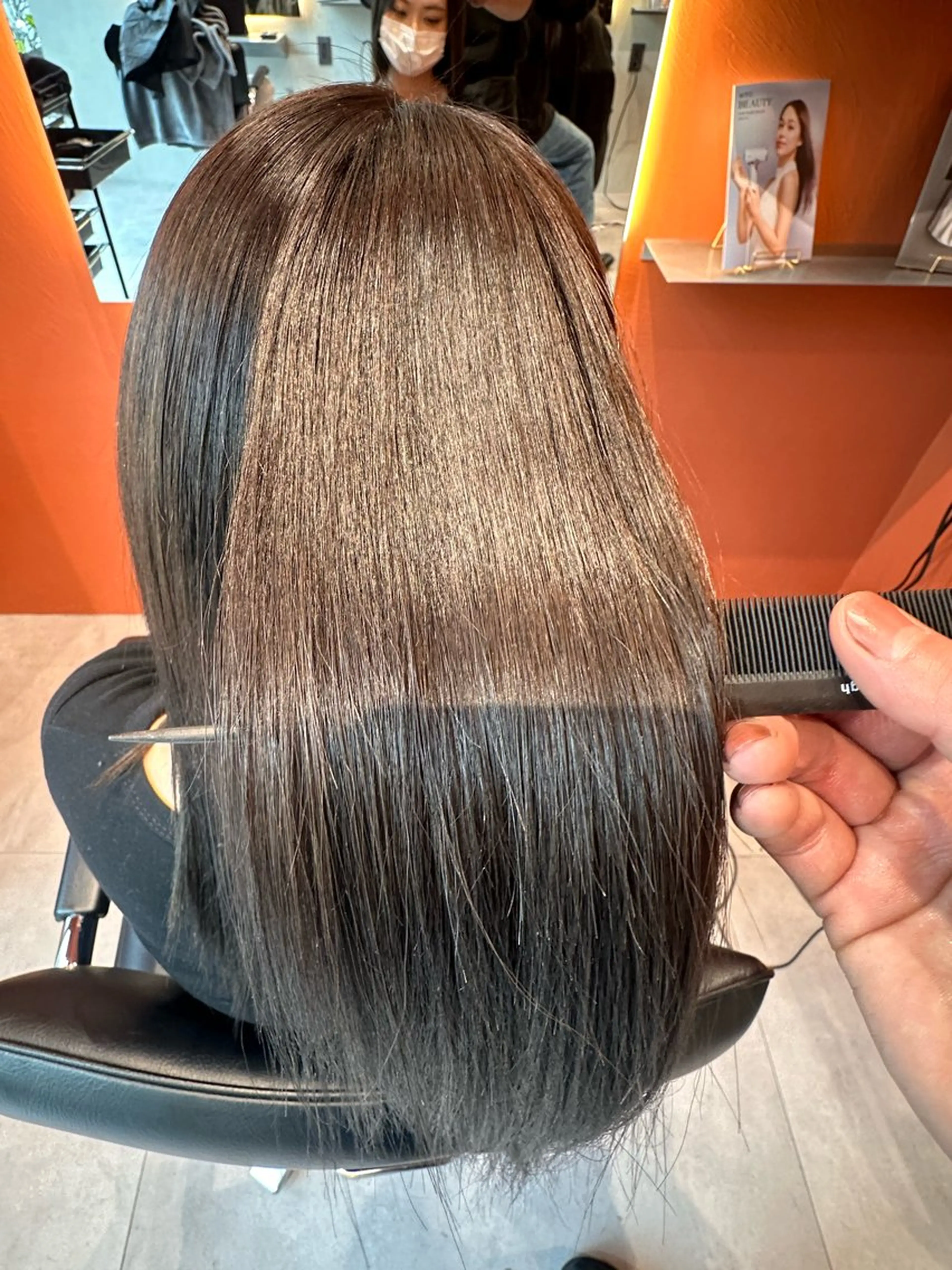 ミディアム カラー ブリーチ ブラウンカラー トリートメント ヘアカラー トリートメント 🍓似合わせ　暖色 カラー🍓ayumuのヘアスタイル