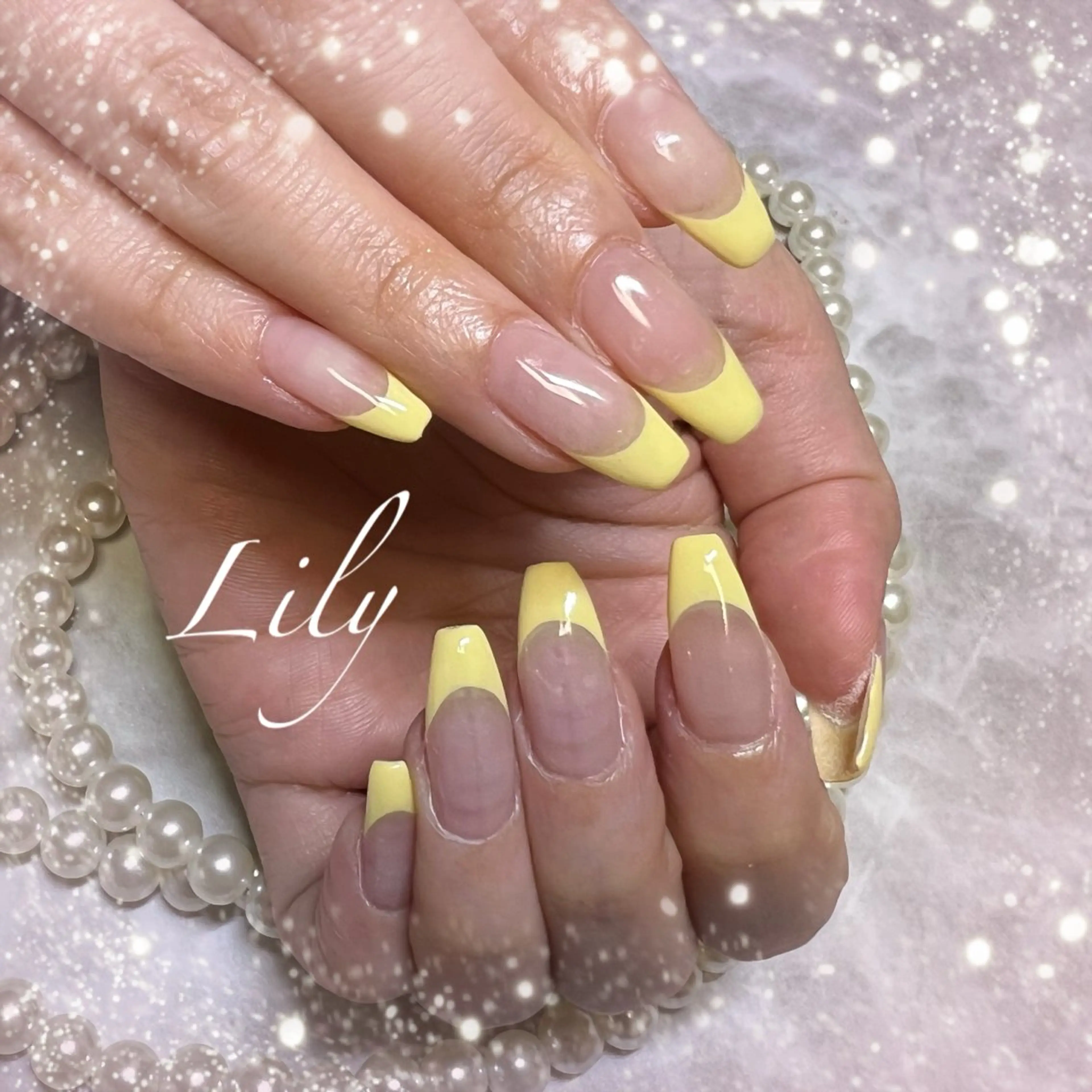 【新規: 12月限定】フレンチネイル(オフ有事前連絡必須) ジェルオフ込みの写真