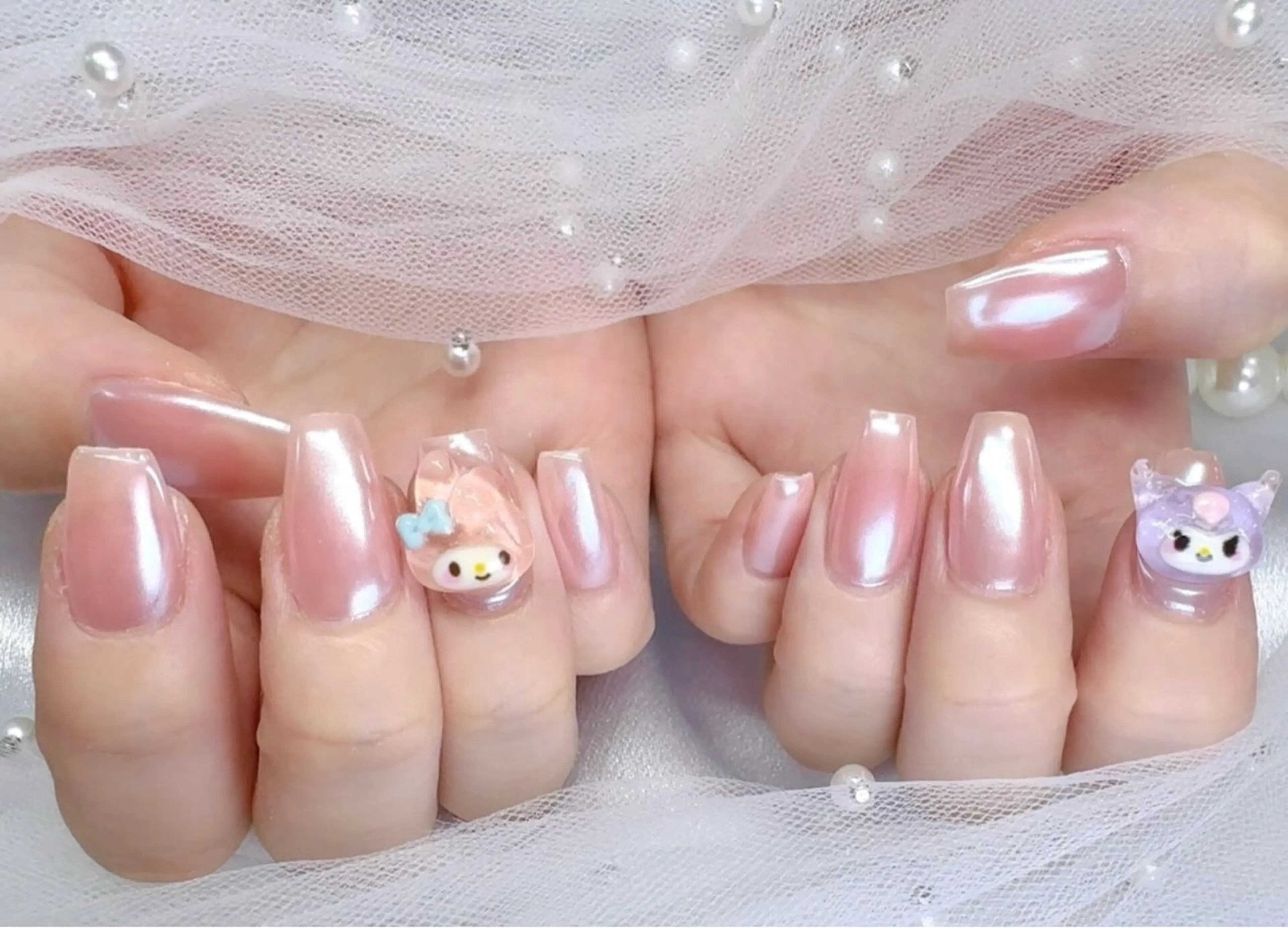 ネイル アートネイル チークネイル 長さ出し フラワーネイル フットネイル YK 美学院のネイルデザイン