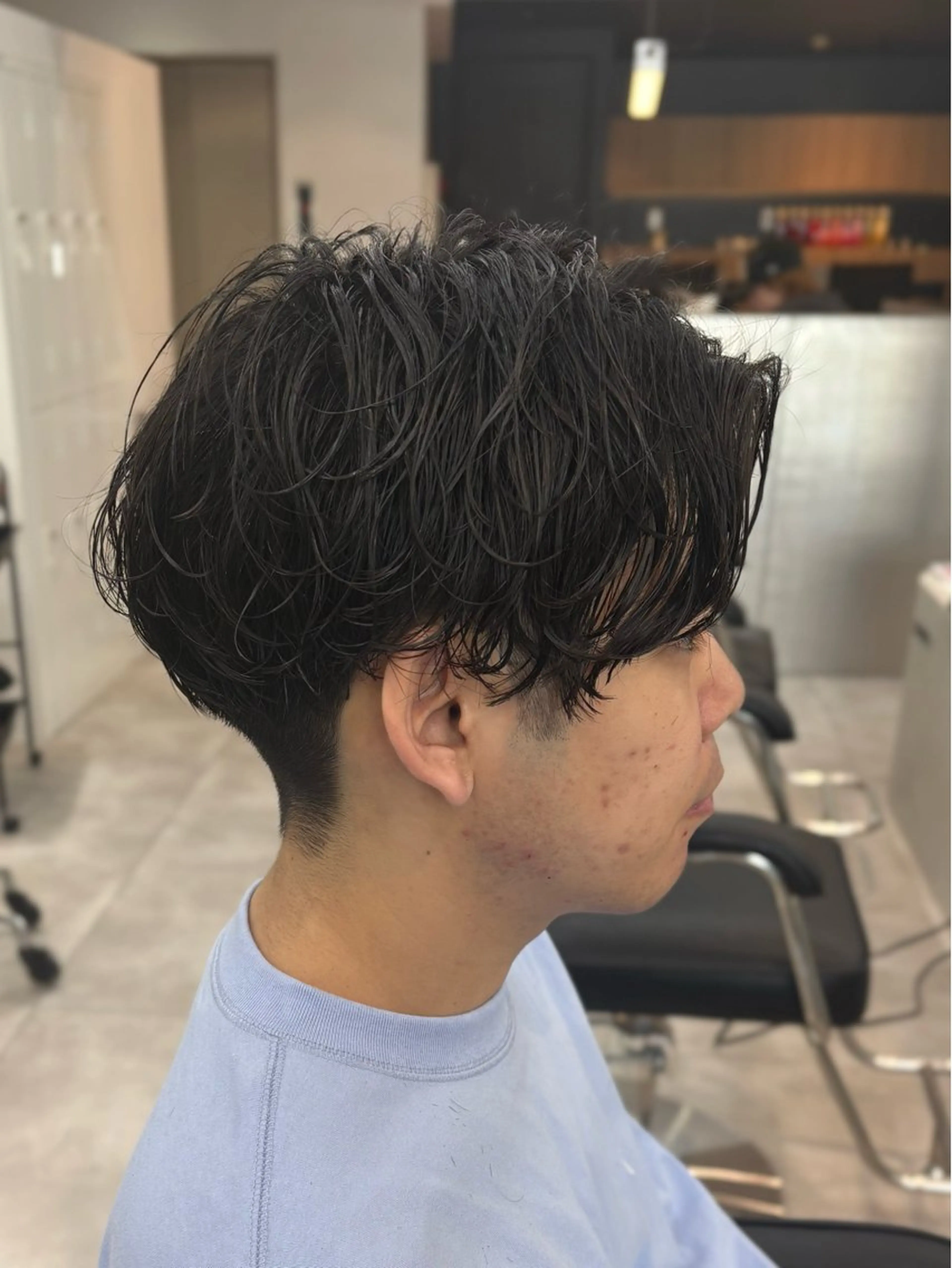 ショート パーマ メンズ メンズパーマ カット パーマ 大宮/メンズパーマ /田中智のヘアスタイル