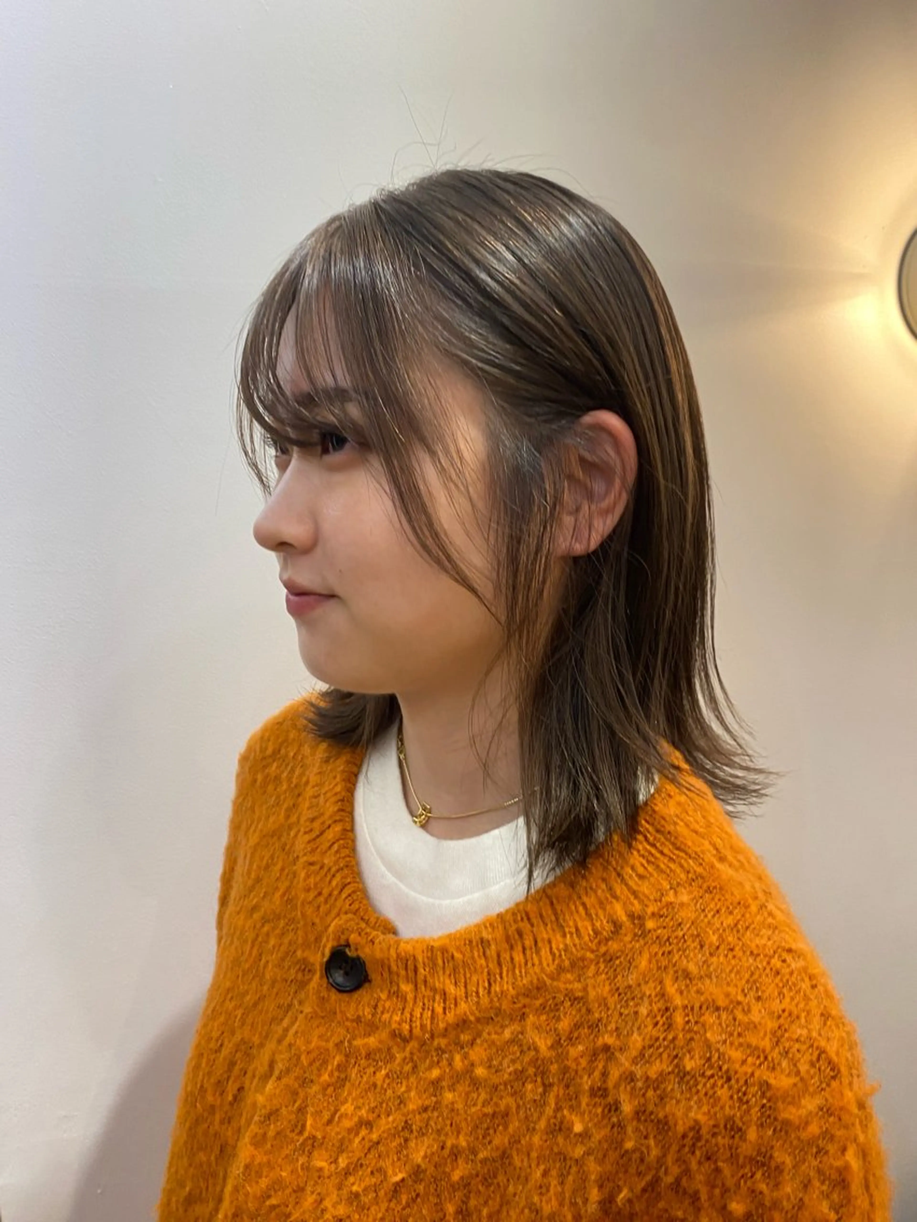 ミディアム ボブ 外ハネヘア 🌿ボブ パーマ高橋啓太🌿のヘアスタイル