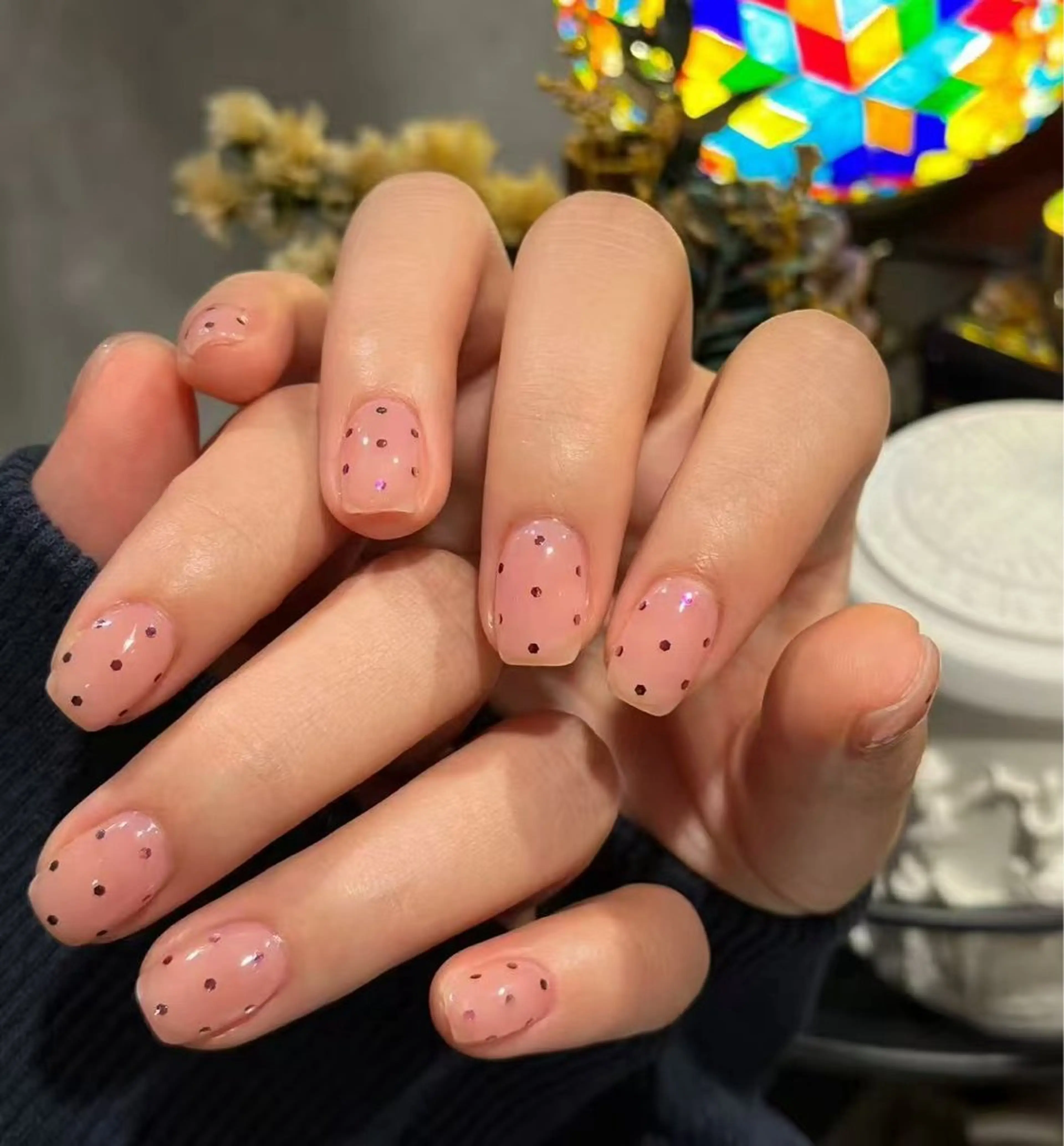 ネイル オーロラネイル フラワーネイル フットネイル フレンチネイル ジェルネイル ハンドネイル BabyYouMi nailのネイルデザイン