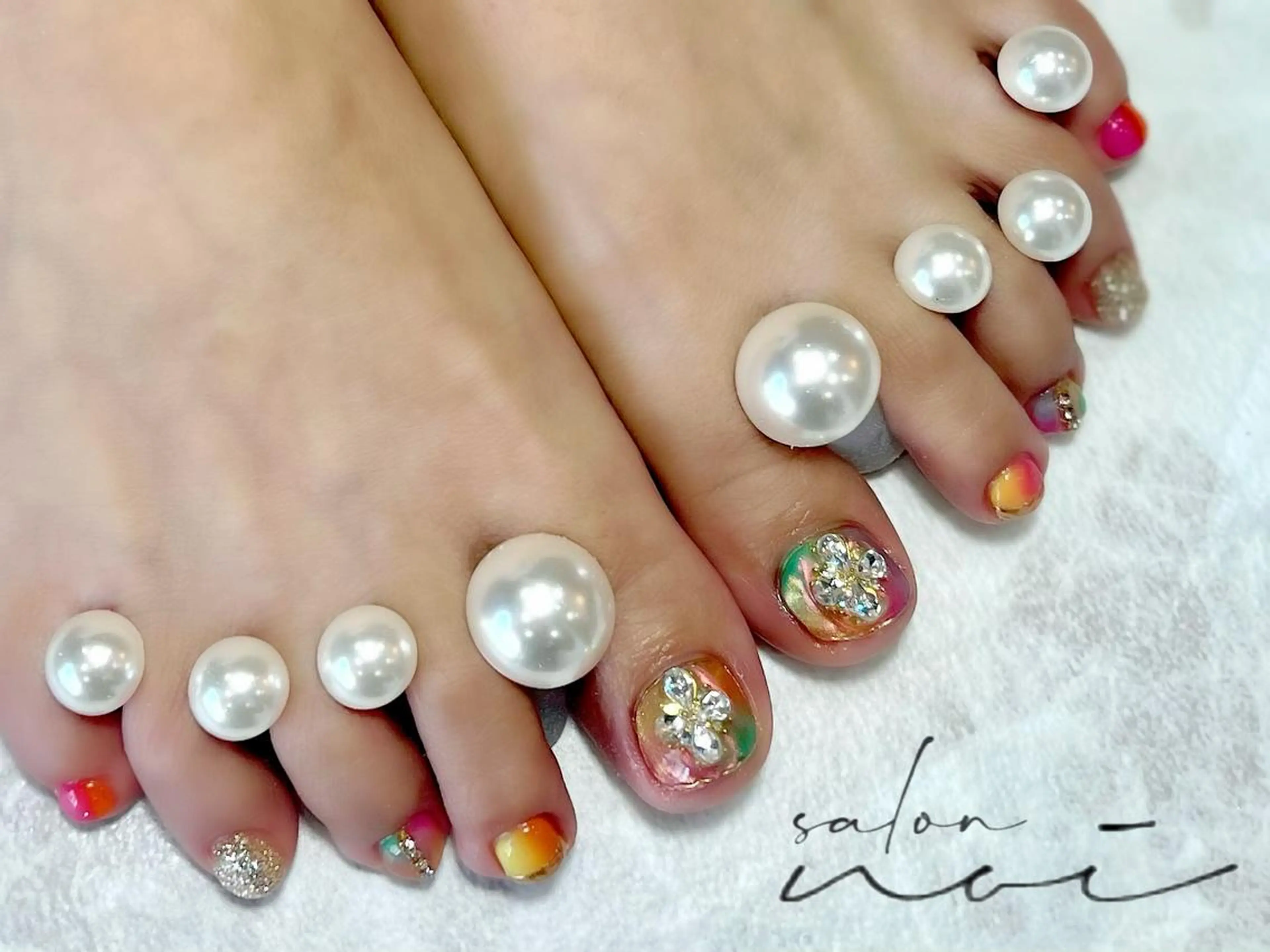 ネイル フットネイル フットネイル salon noi所属・salon noiのネイルデザイン