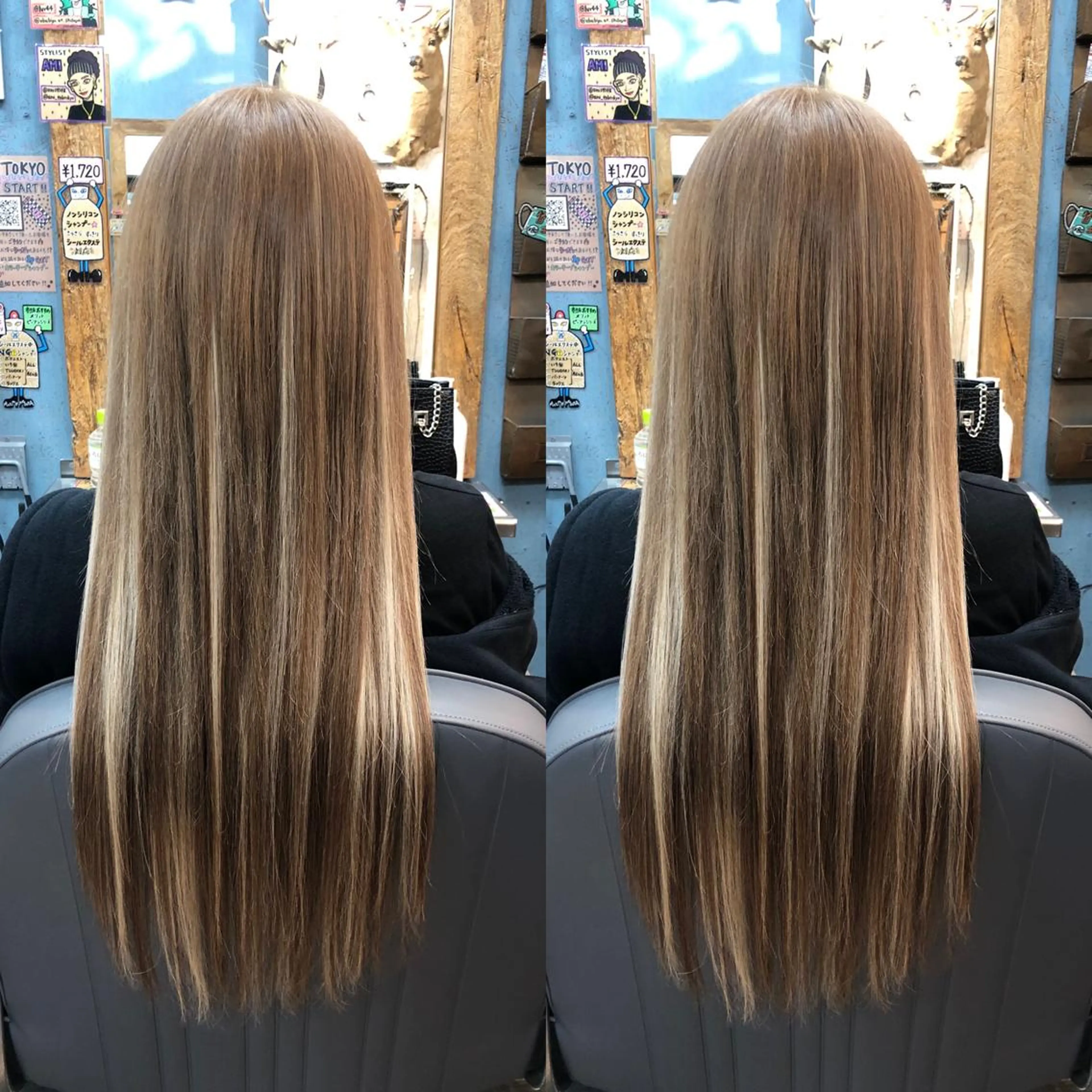 ロング カラー rollen所属・美魔女 美容師NAOのヘアスタイル