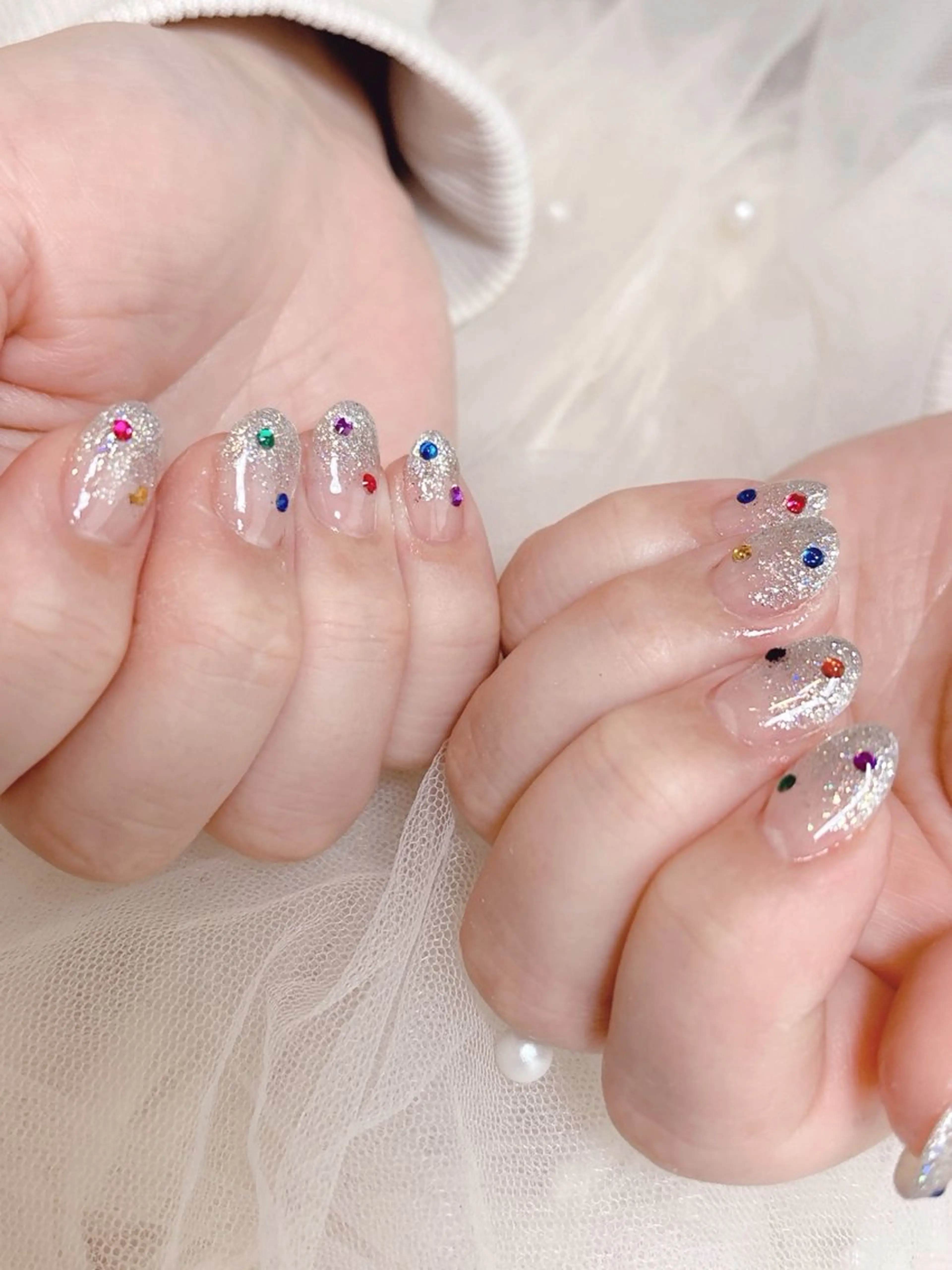 ネイル ストーンネイル Bloom Nail Salonのネイルデザイン