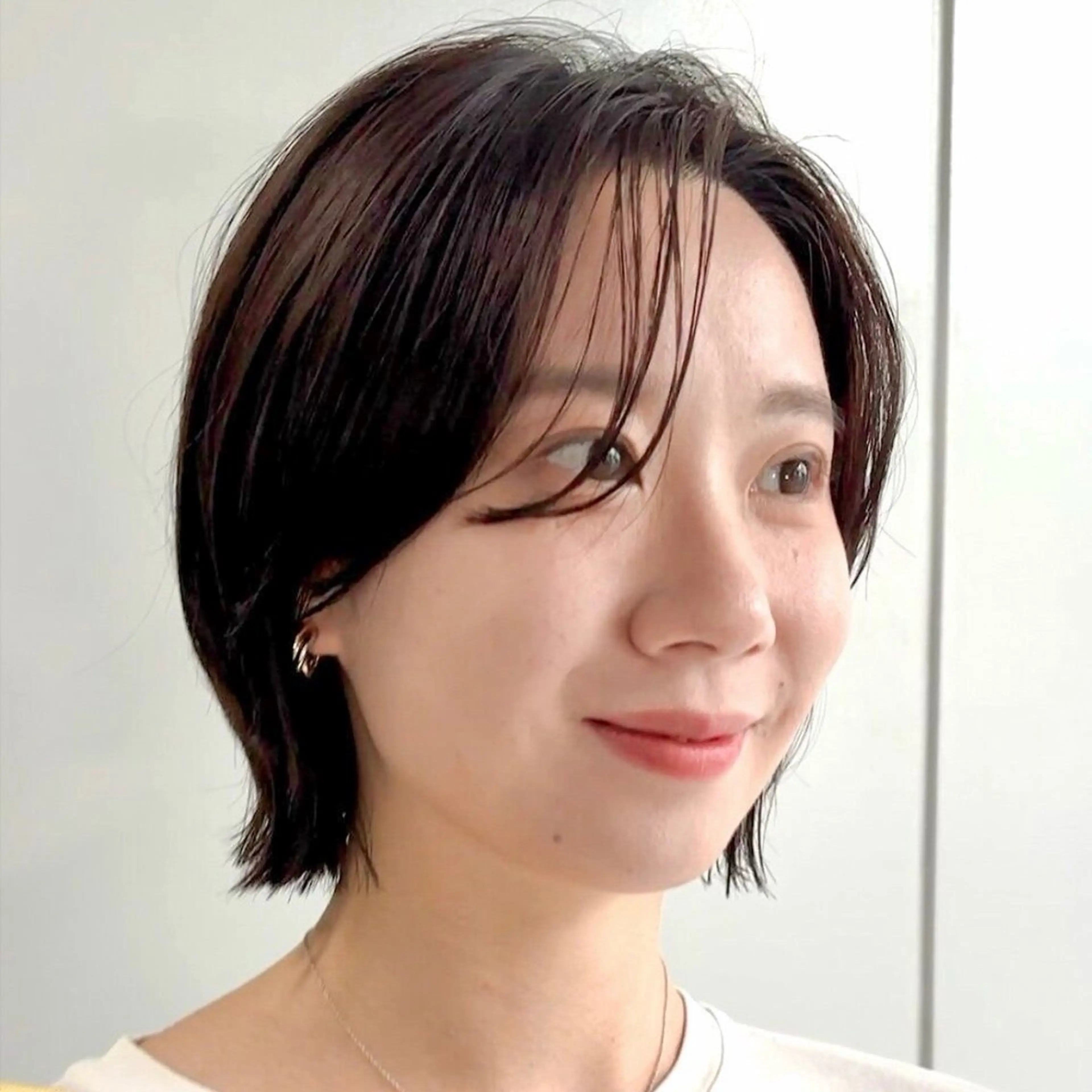 前髪カットの写真