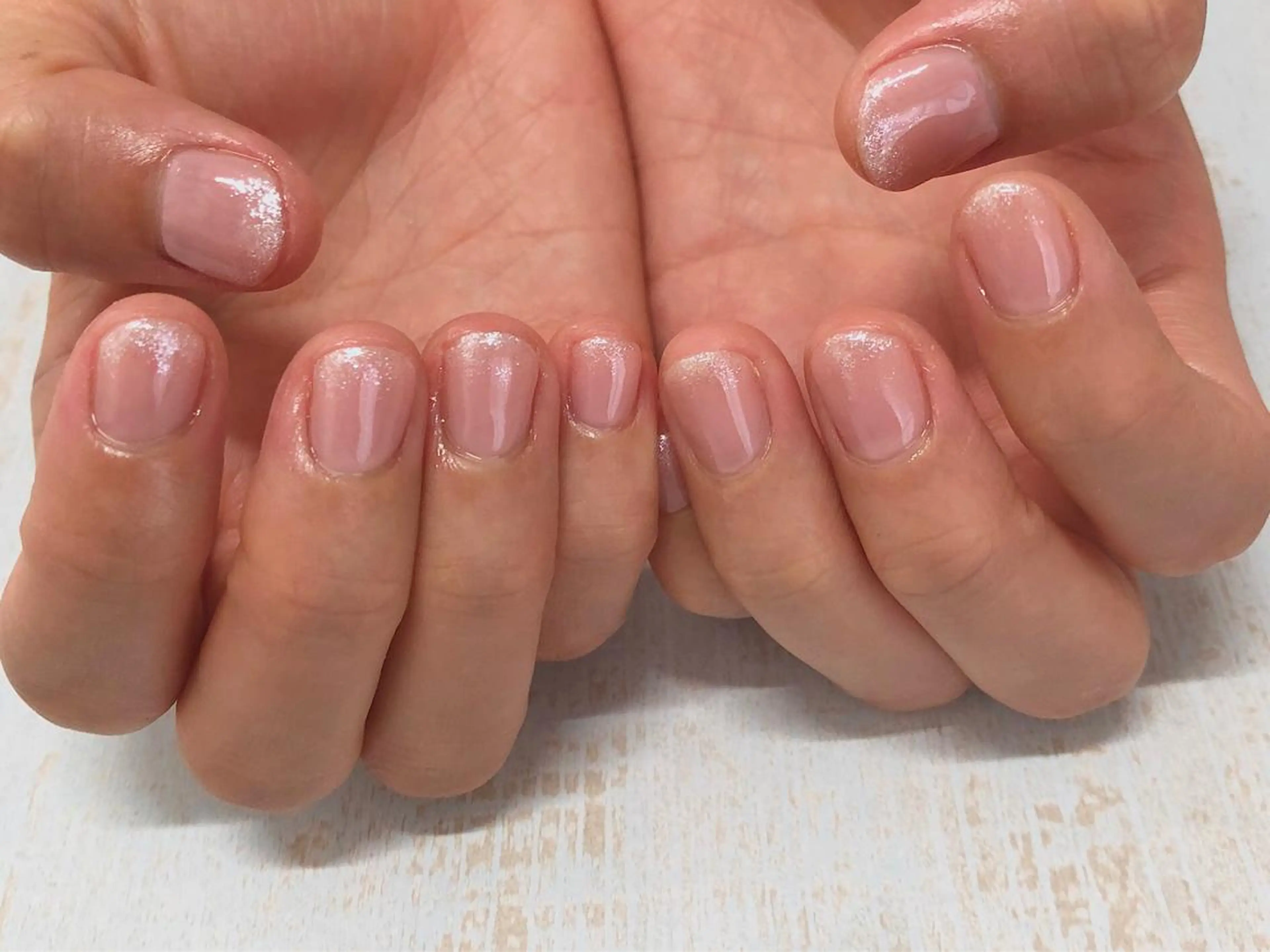 ネイル ラメ(グリッター) 𖡼 yumenoのネイルデザイン