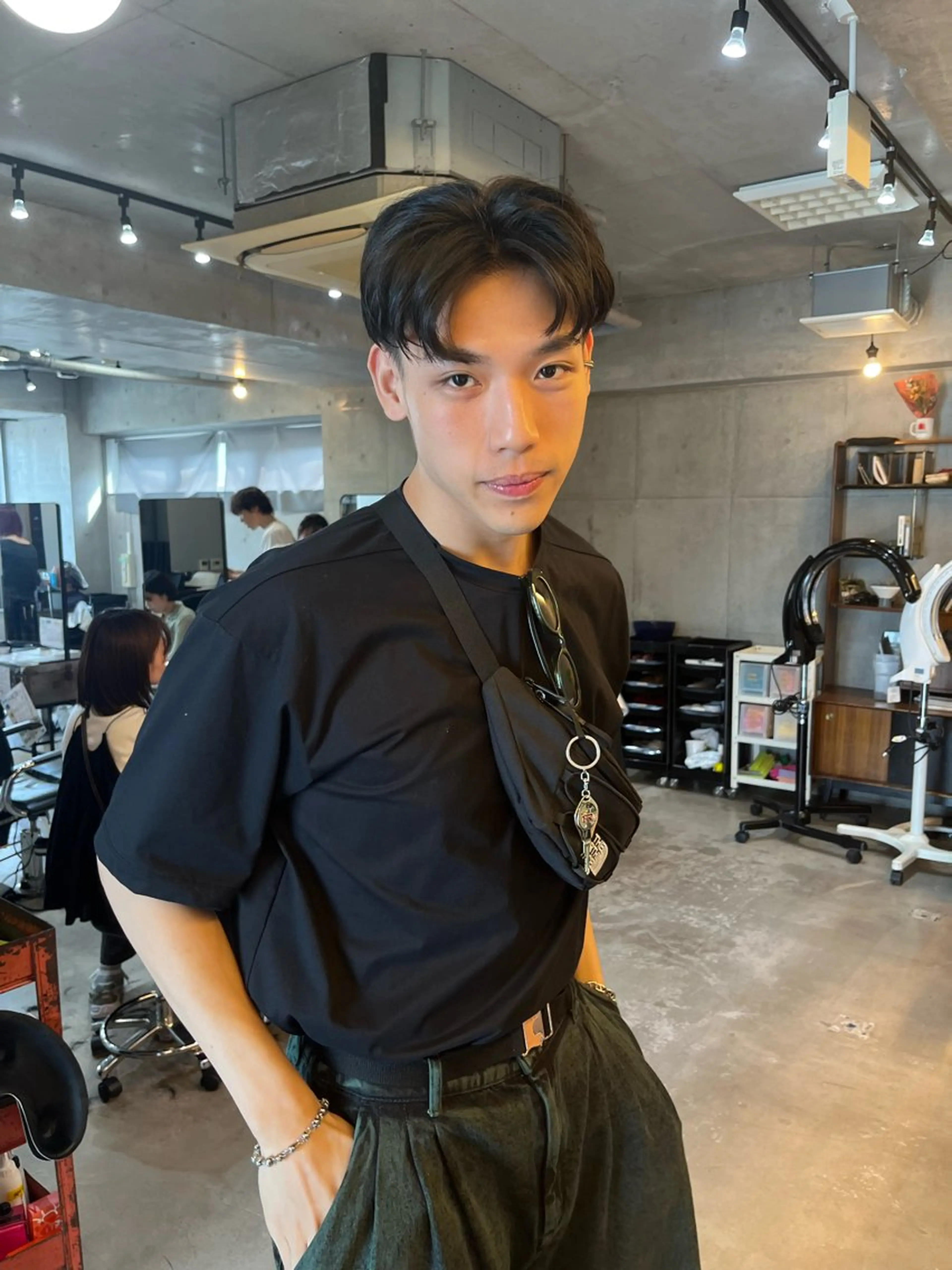 ショート メンズ レイヤーカット\ウル フ　chinatsuのヘアスタイル