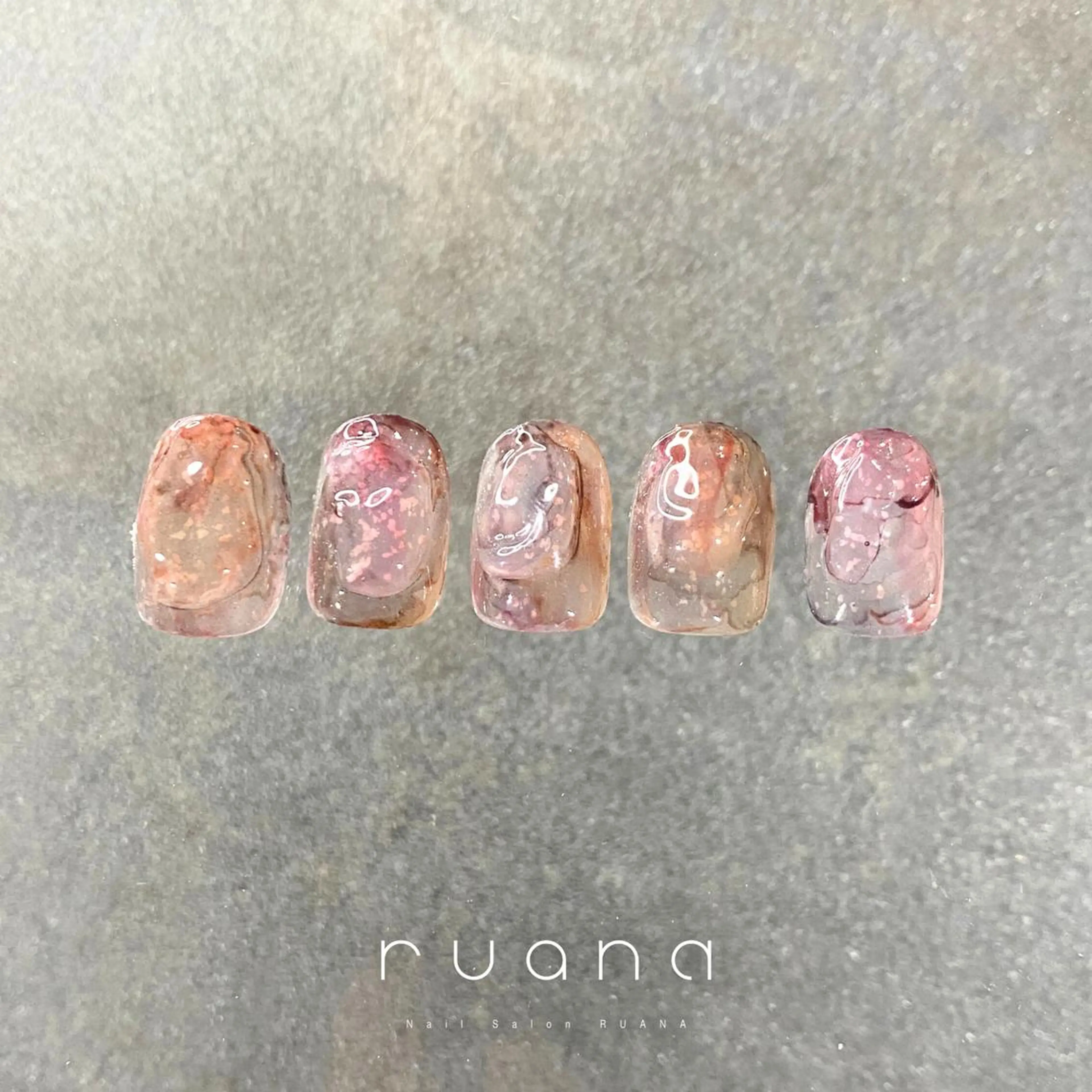 ネイル ニュアンスネイル🧡 rionaのネイルデザイン