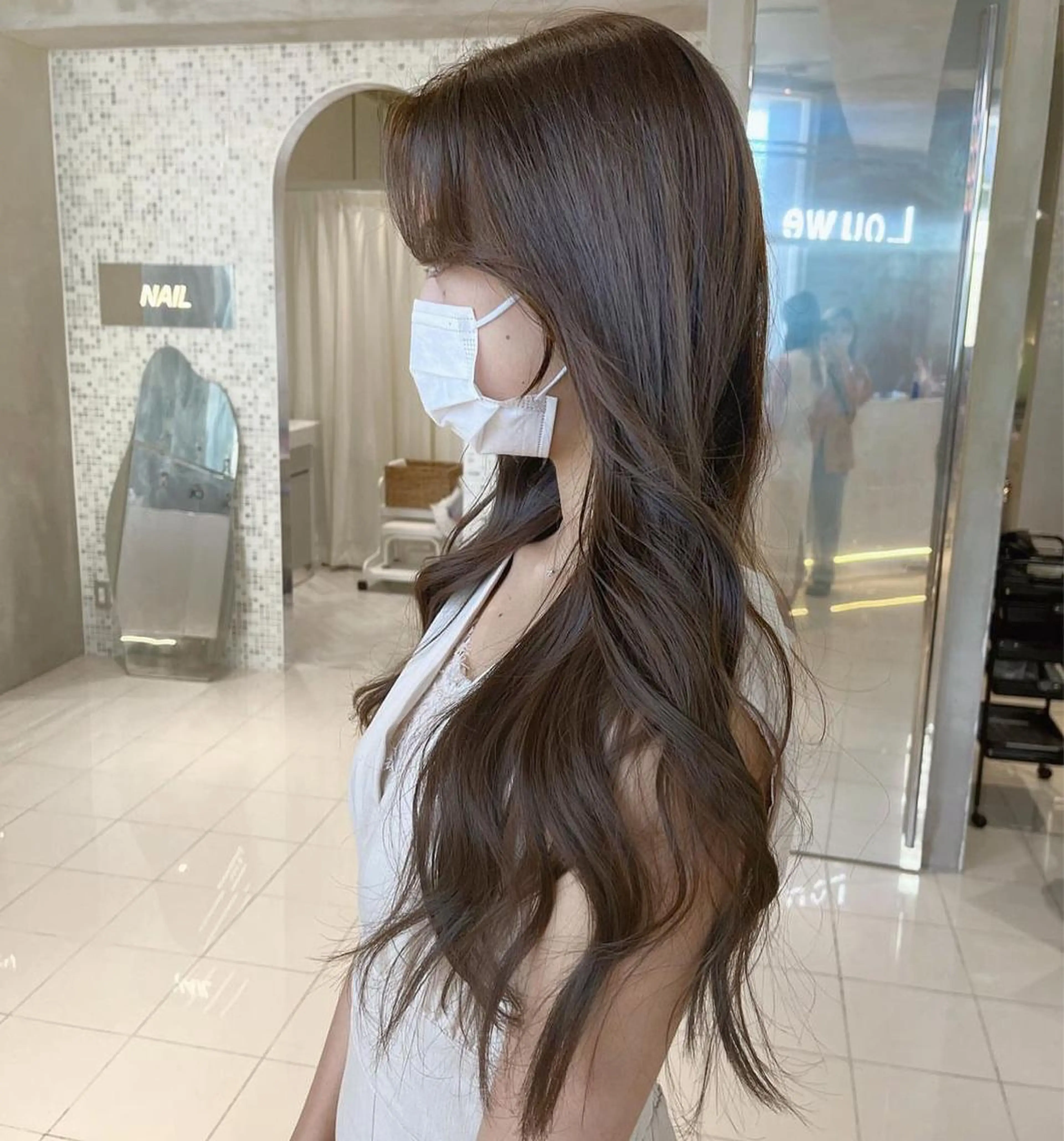 ロング カラー 韓国ヘア/耳ツボジュ エリー♡ayumuのヘアスタイル