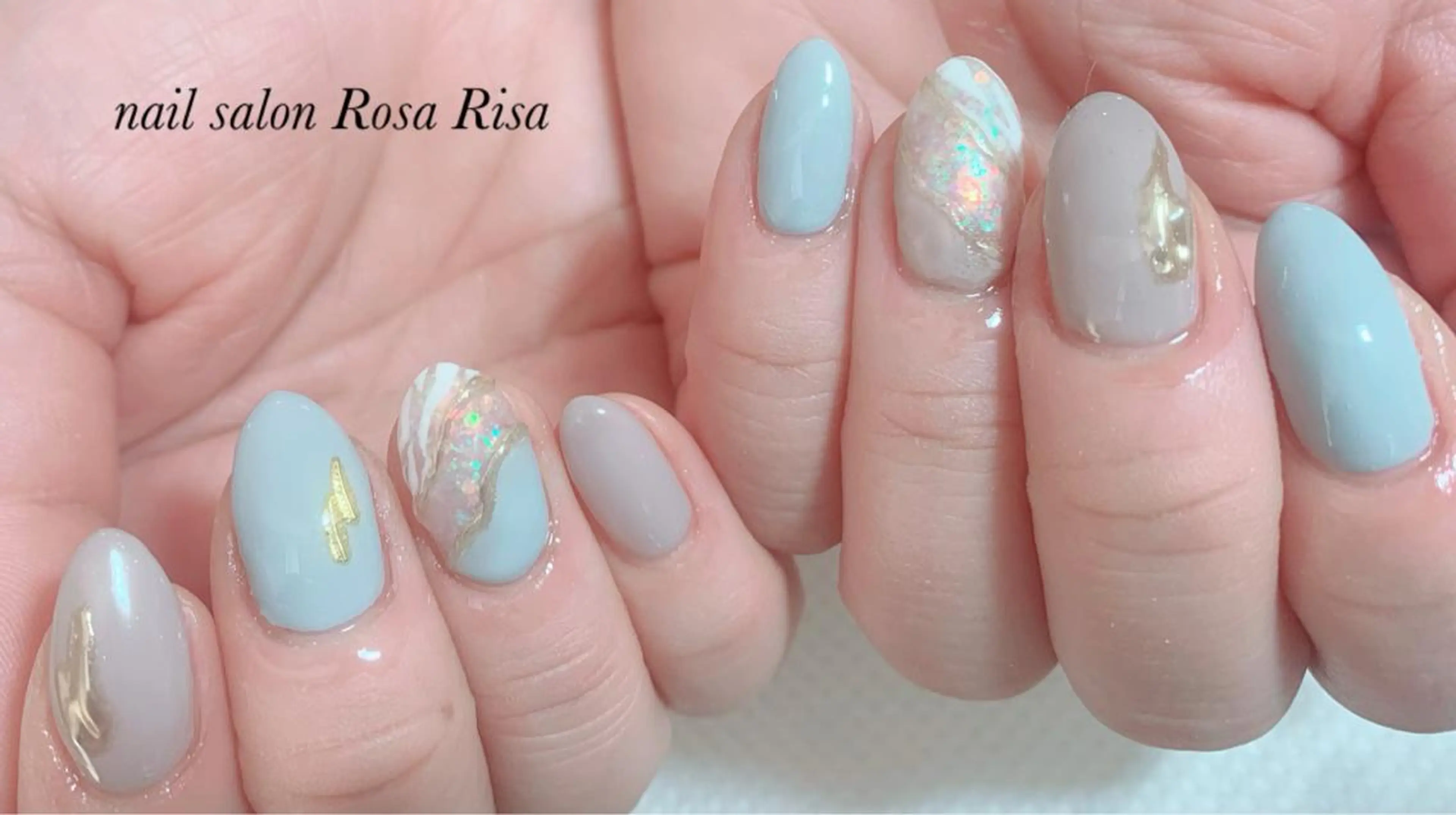 ミディアム ネイル ハンドネイル ネイルスタジオ シェイクユアハンズのネイルデザイン