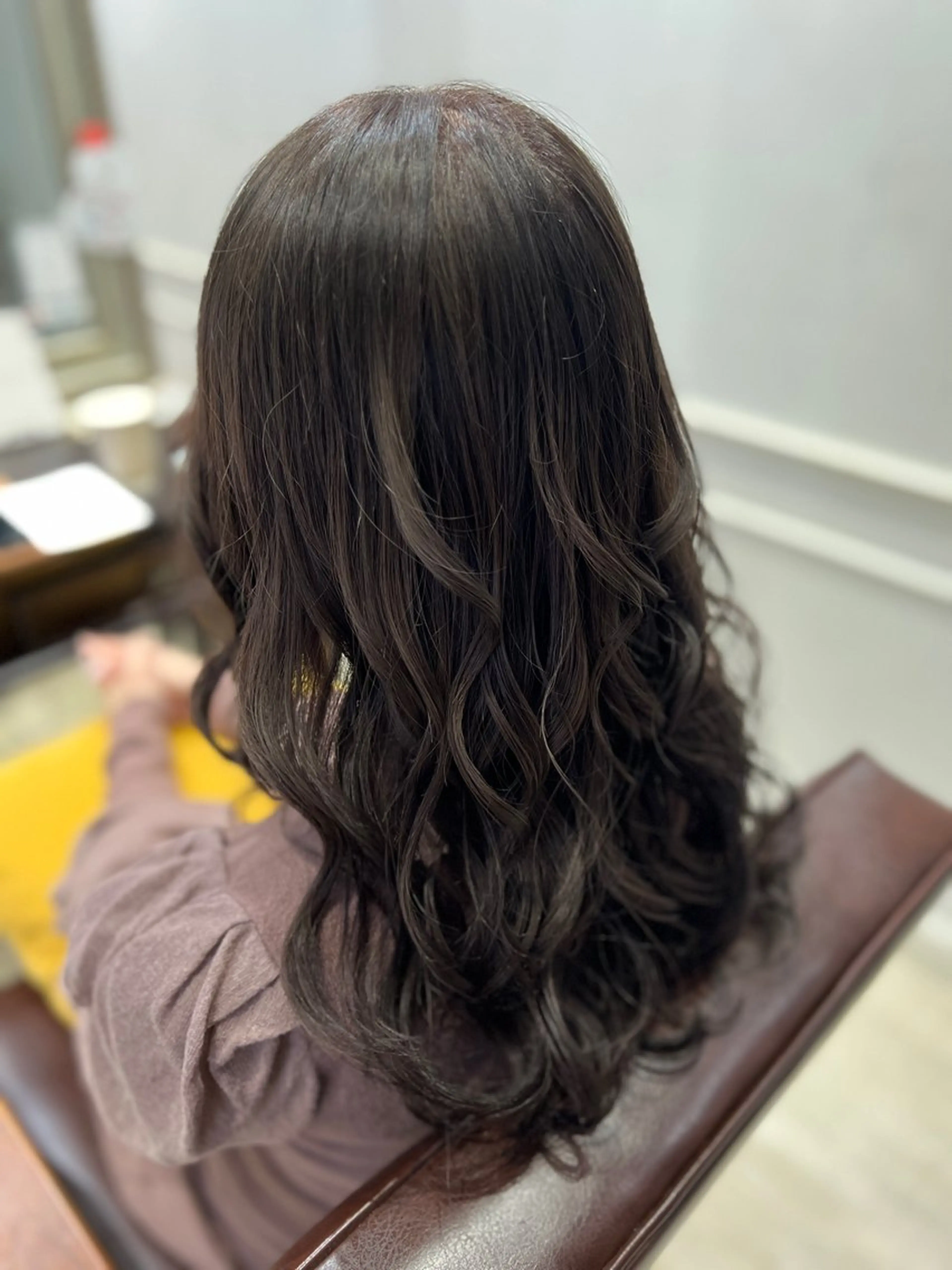 ロング カラー ヘアカラー トリートメント 韓国風レイヤー ∕ 大隣 里桜のヘアスタイル