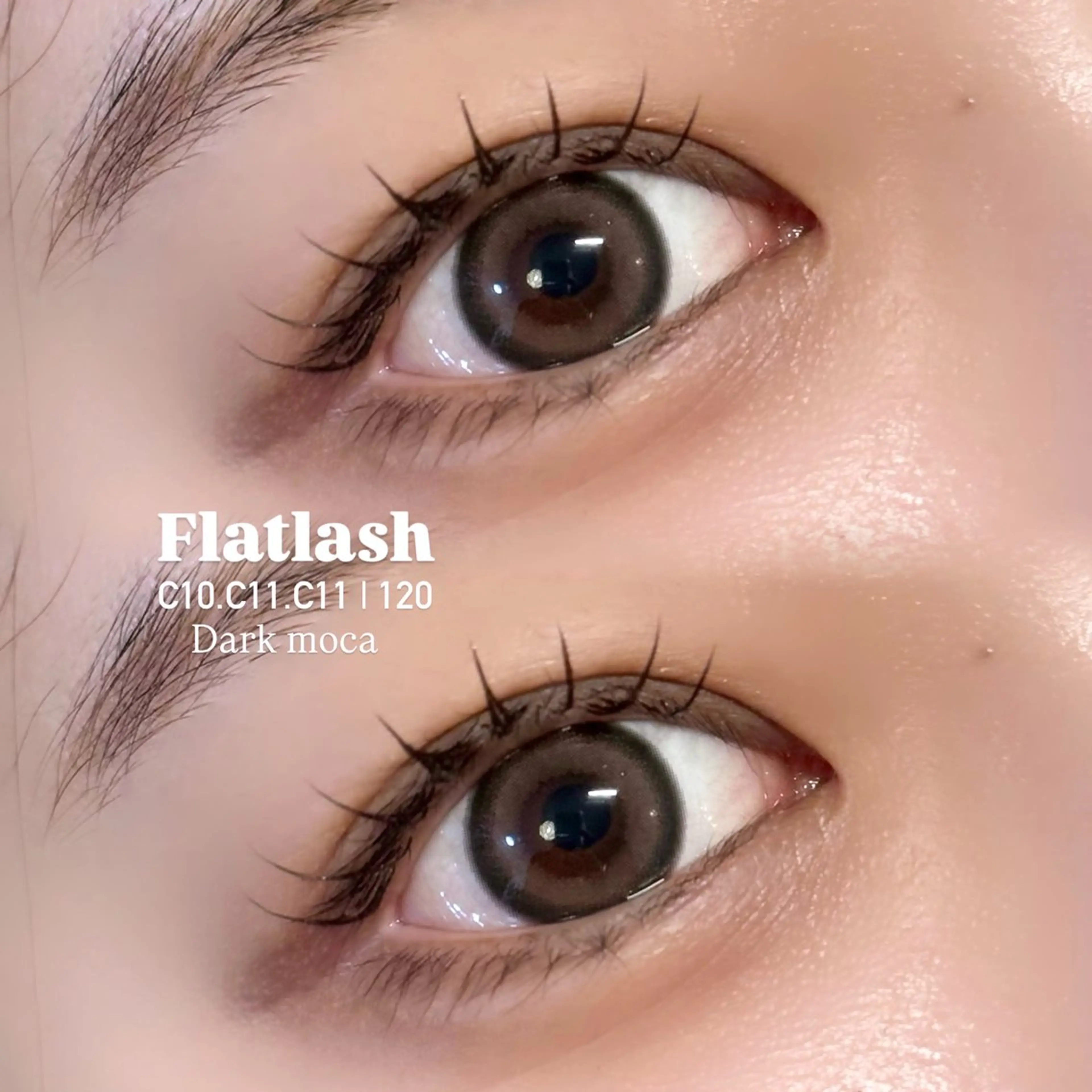 マツエク・マツパ 束感まつ毛 フラットラッシュ 韓国風マツエク ワンホンマツエク マツエク téa. -eyeroom-所属・téa. reina/表参道のマツエク・マツパデザイン