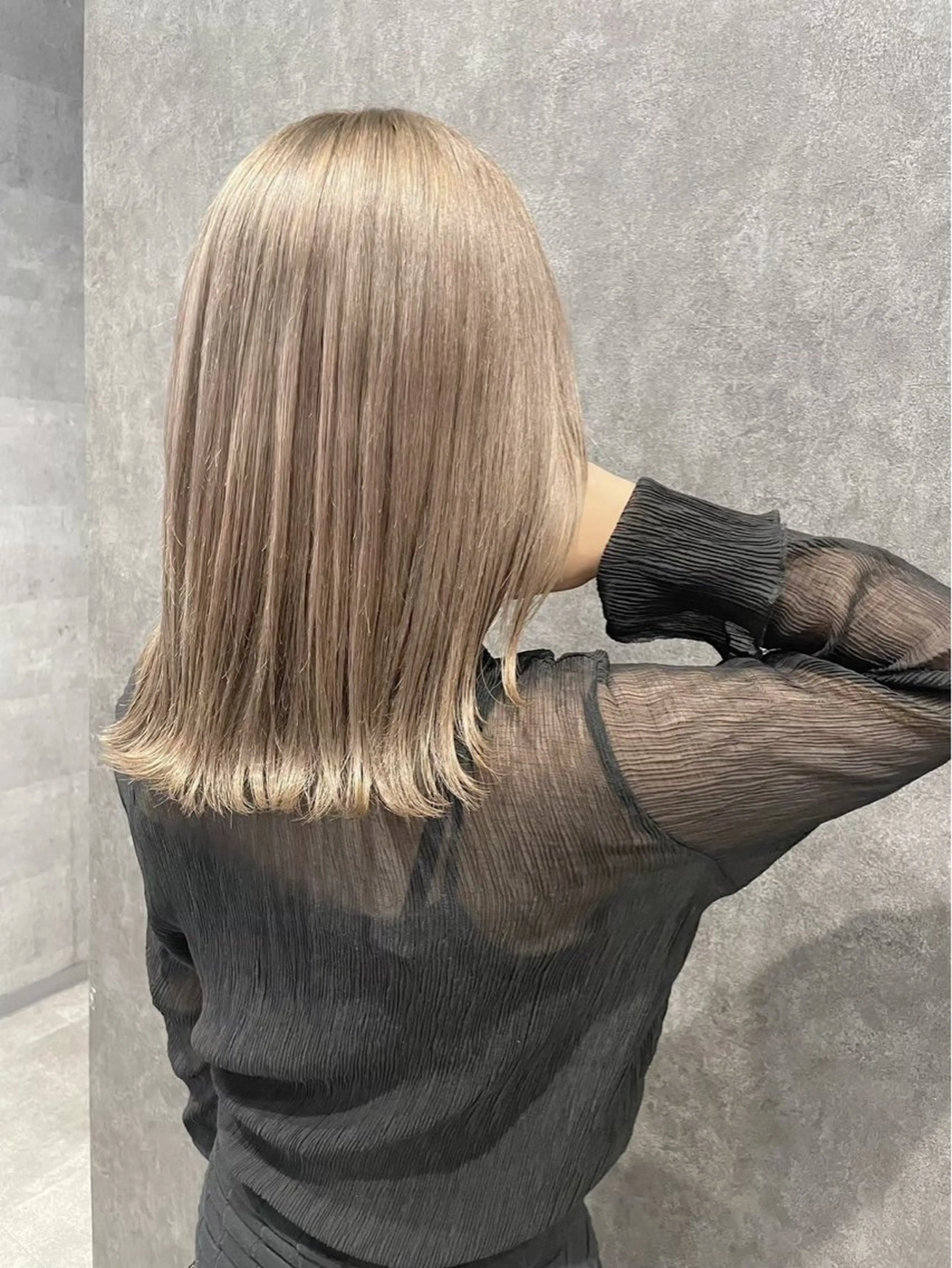 ミディアム カット ヘアカラー トリートメント BUCKS【天王寺】 バックス【駅30秒】のヘアスタイル