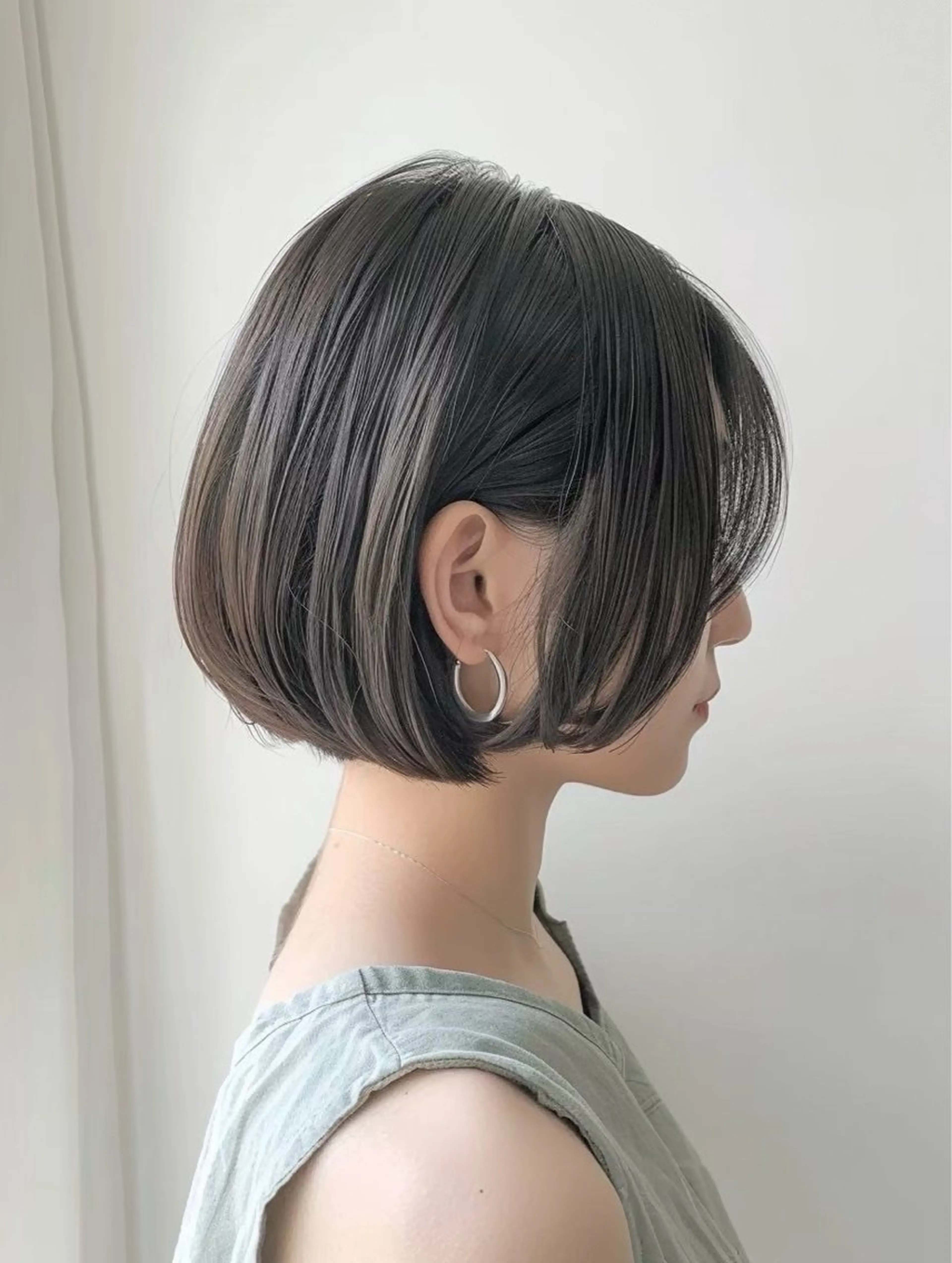 ショート カラー 福本 聖海のヘアスタイル
